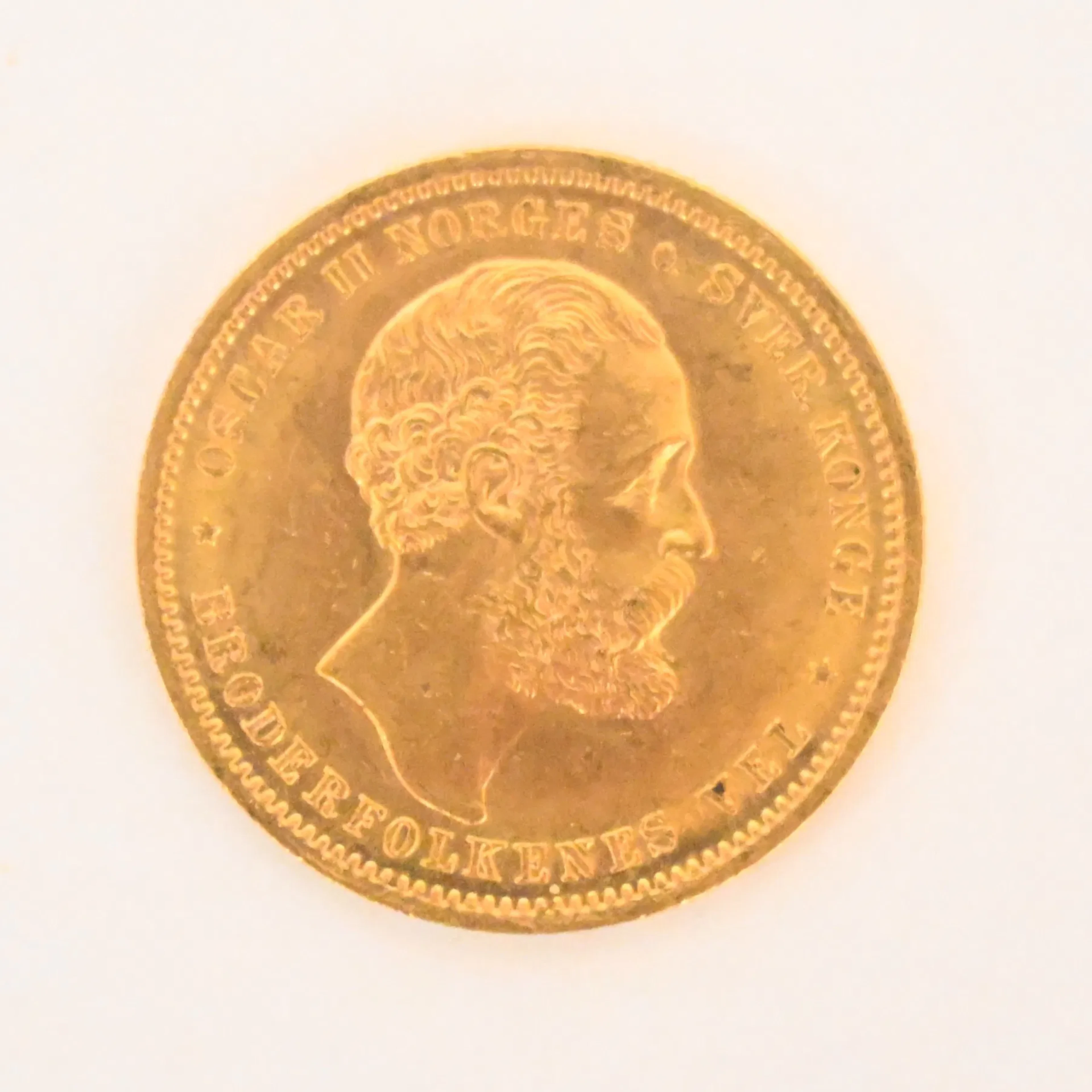 Norge Guldmynt, 20 kroner, Oscar II, 1902.