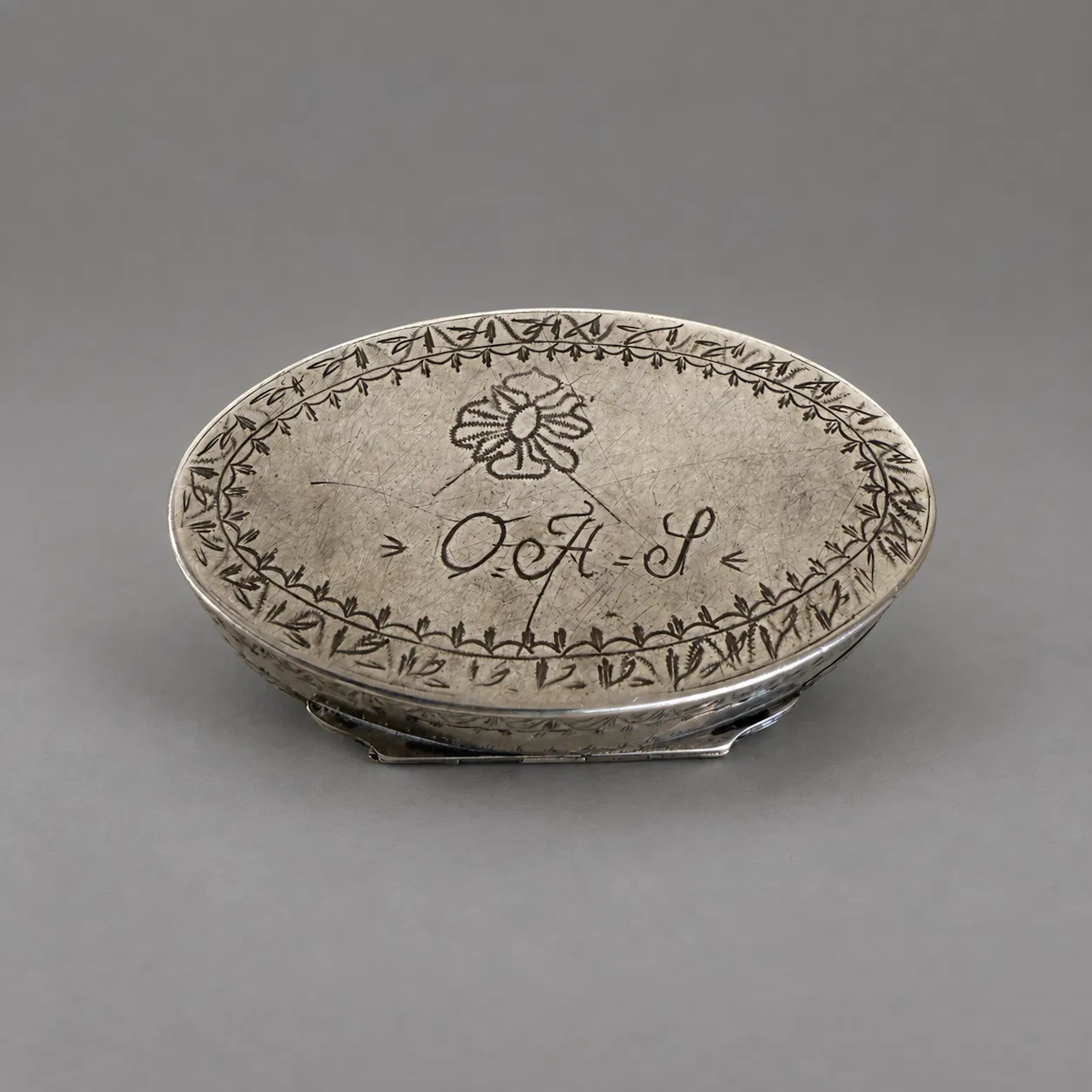 Carl Fredrik Seseman (1782-1819), snusdosa, silver, 1801, Arboga.