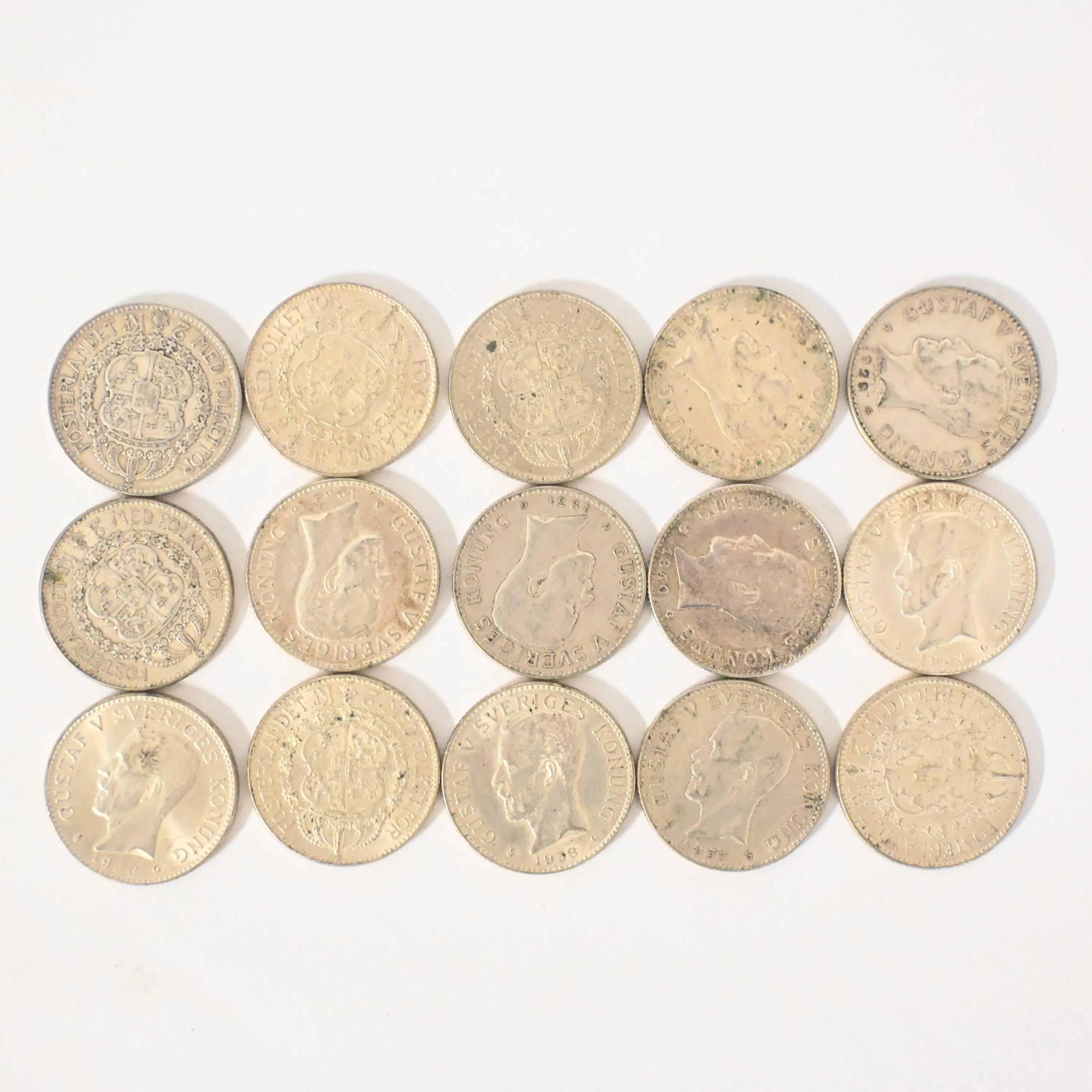 Mynt, 15st, silver, 80%.