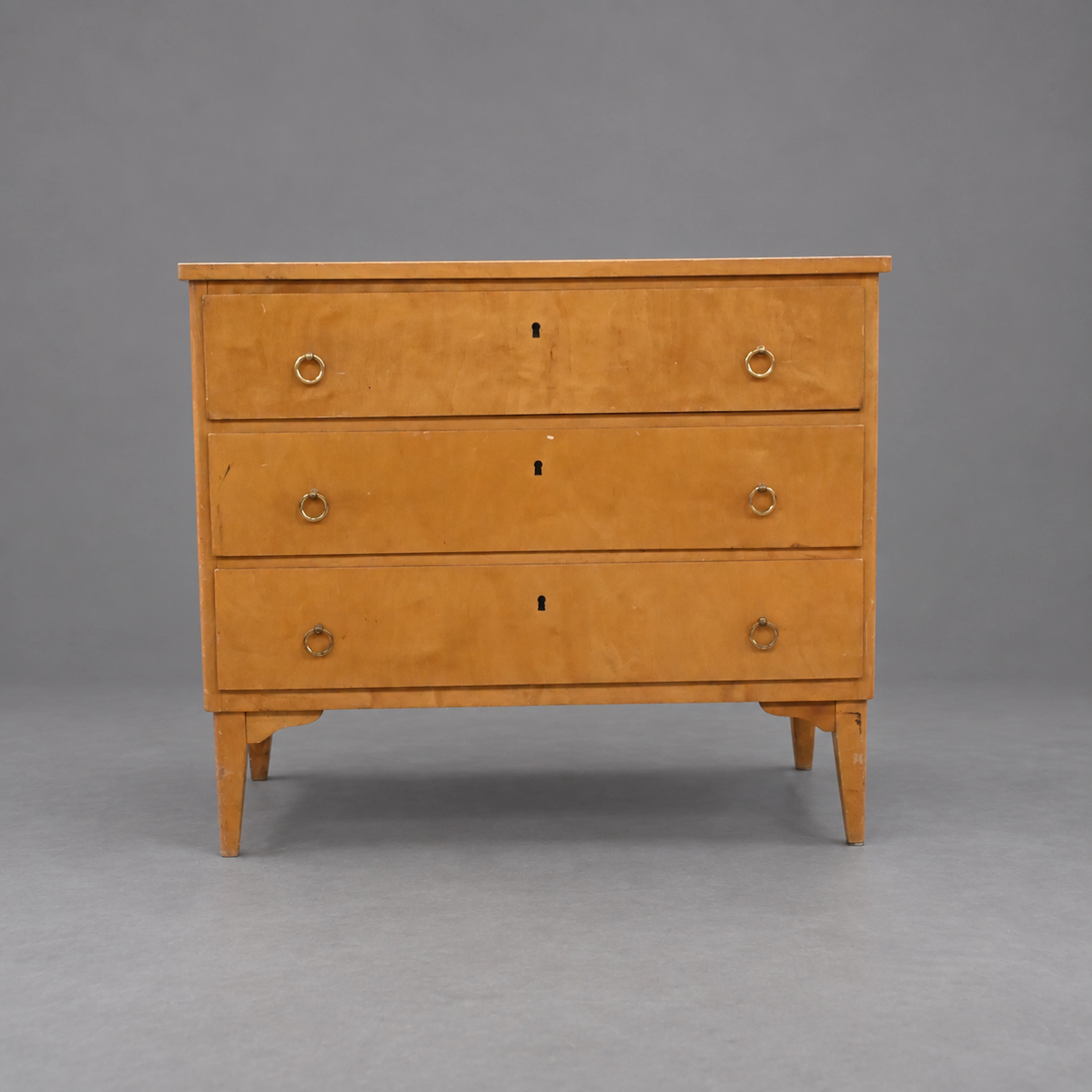 Byrå, alm, Swedish Modern, 1940-tal.