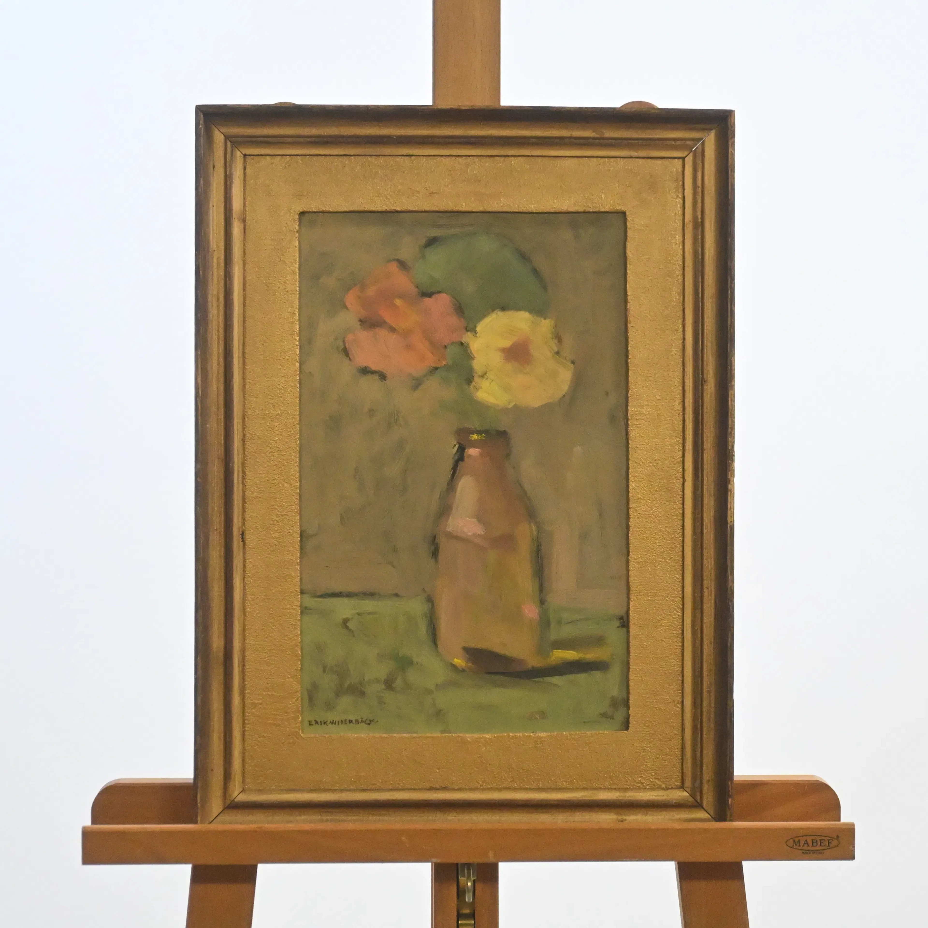 Erik Widerbäck (1908-1967) stilleben, olja på pannå, signerad.