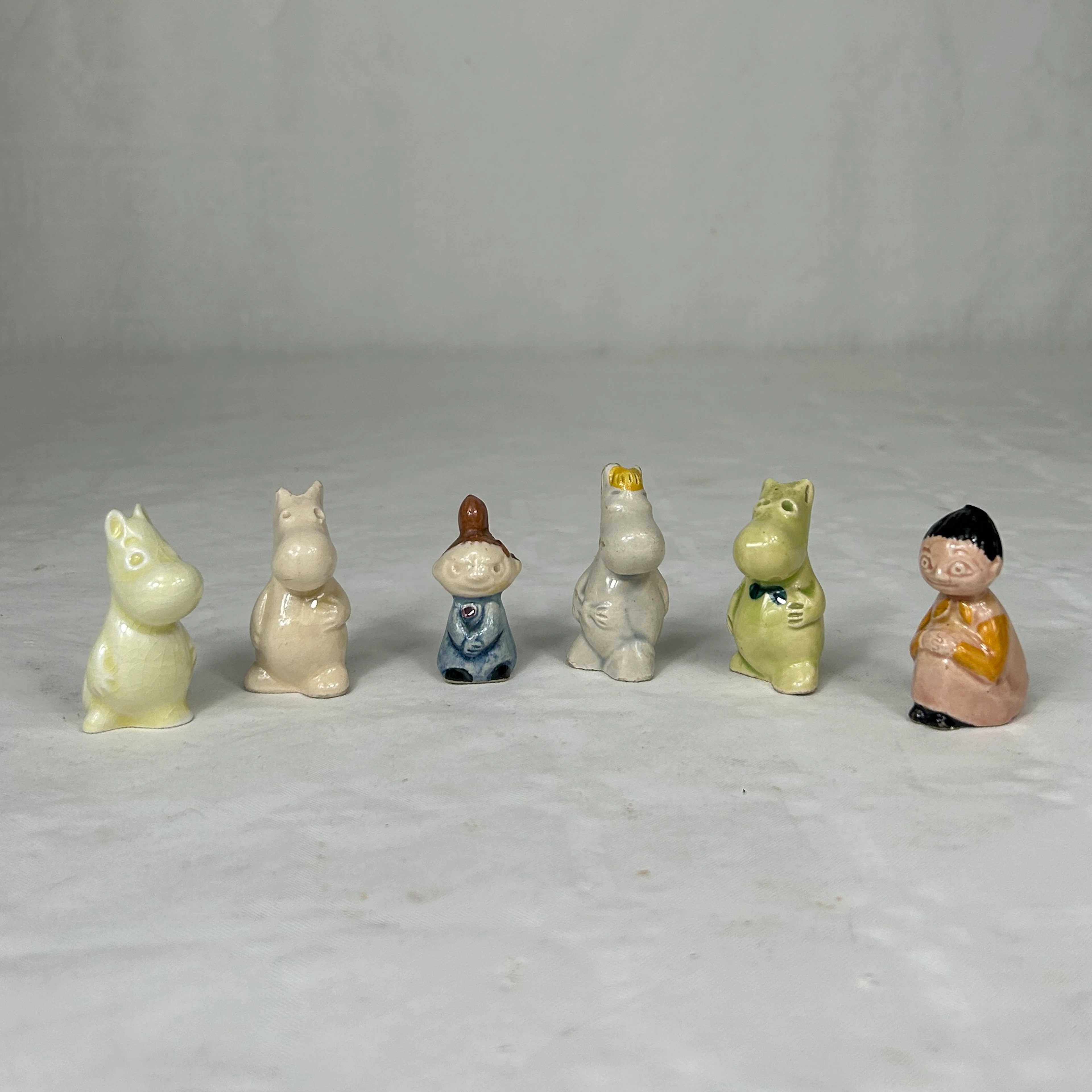 Signe Hammarsten-Jansson. Figuriner, 6st, Mumin.