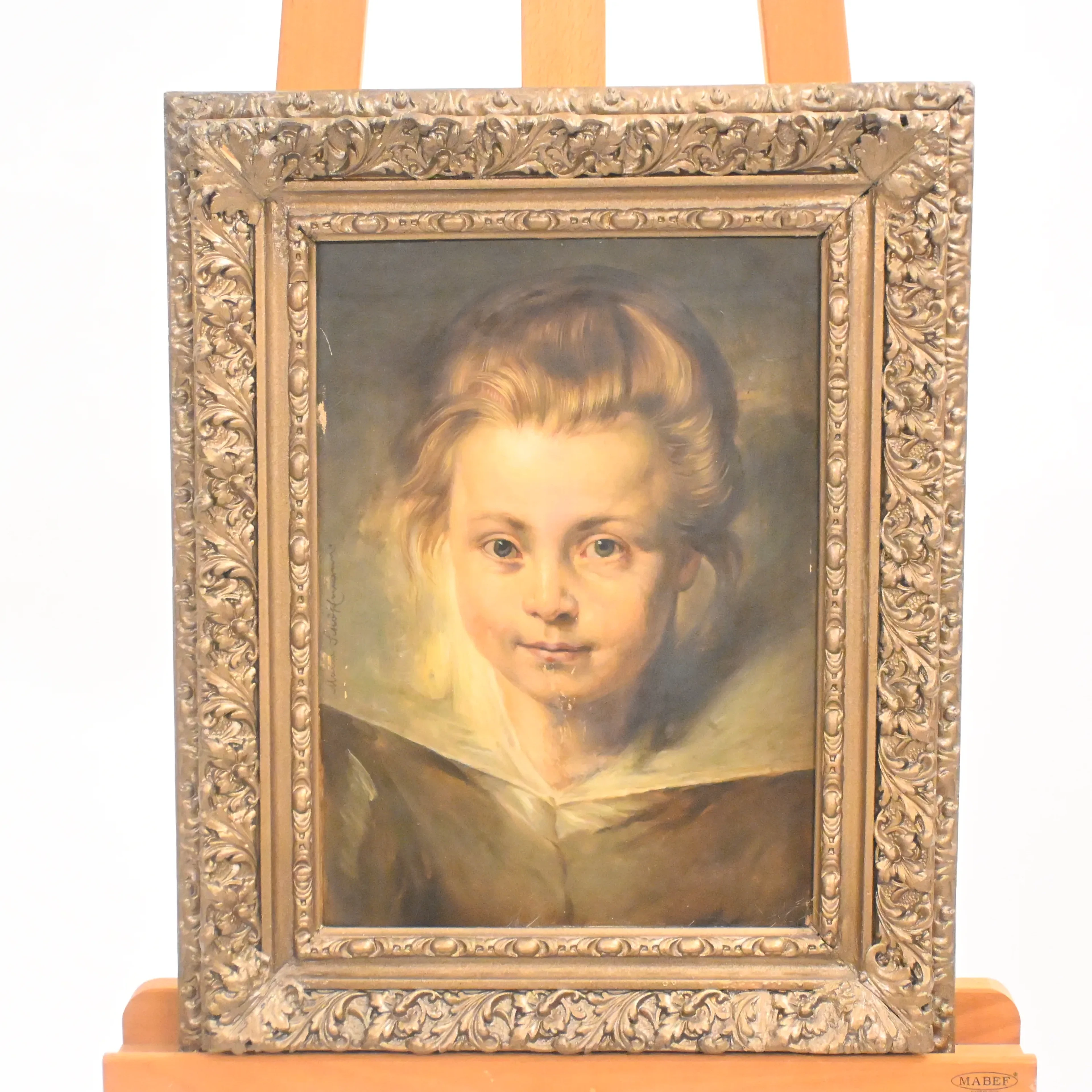 Peter Paul Rubens (1577-1640) Efter, porträtt av Clara Serena Rubens