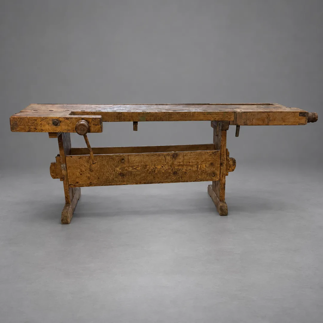 Snickarbänk, furu, 18/1900-tal.