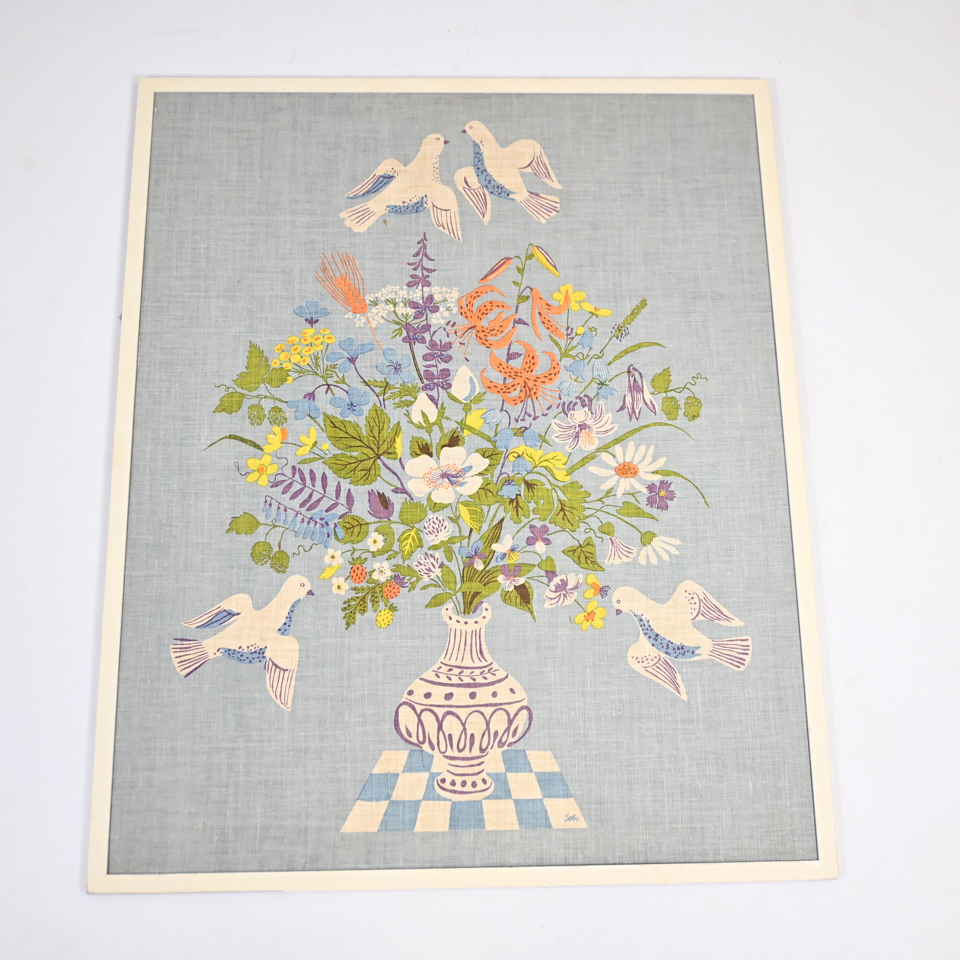 Tavla i textil, Gocken Jobs, 1900-tal.