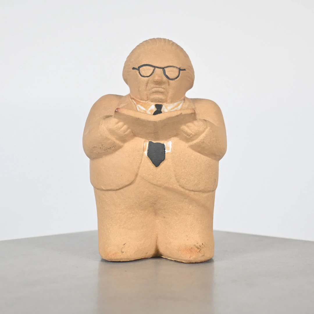 Lisa Larson, figurin, "Gunnar Sträng", stengods, Gustavsberg.