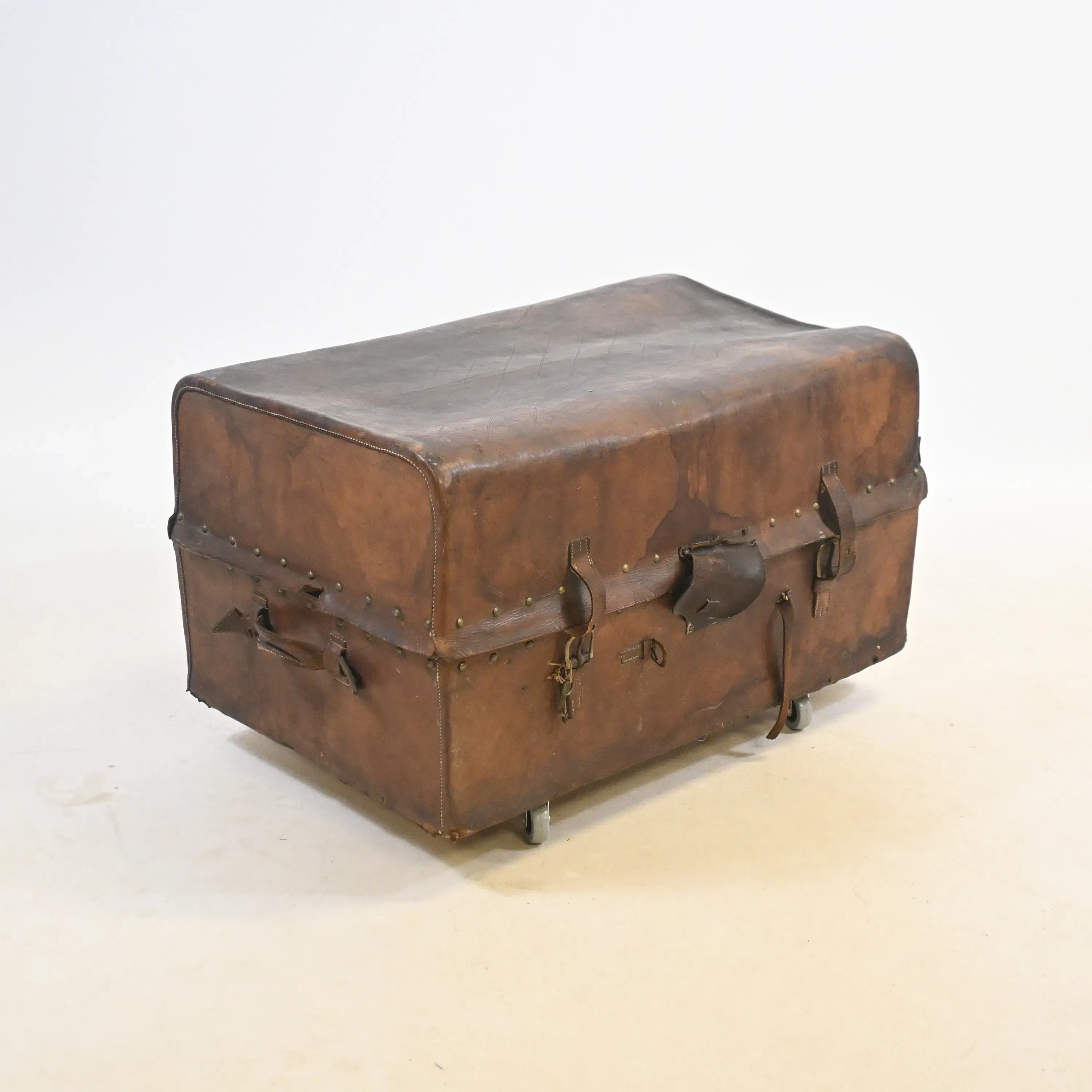 Koffert, läder, 1900-talets första hälft.