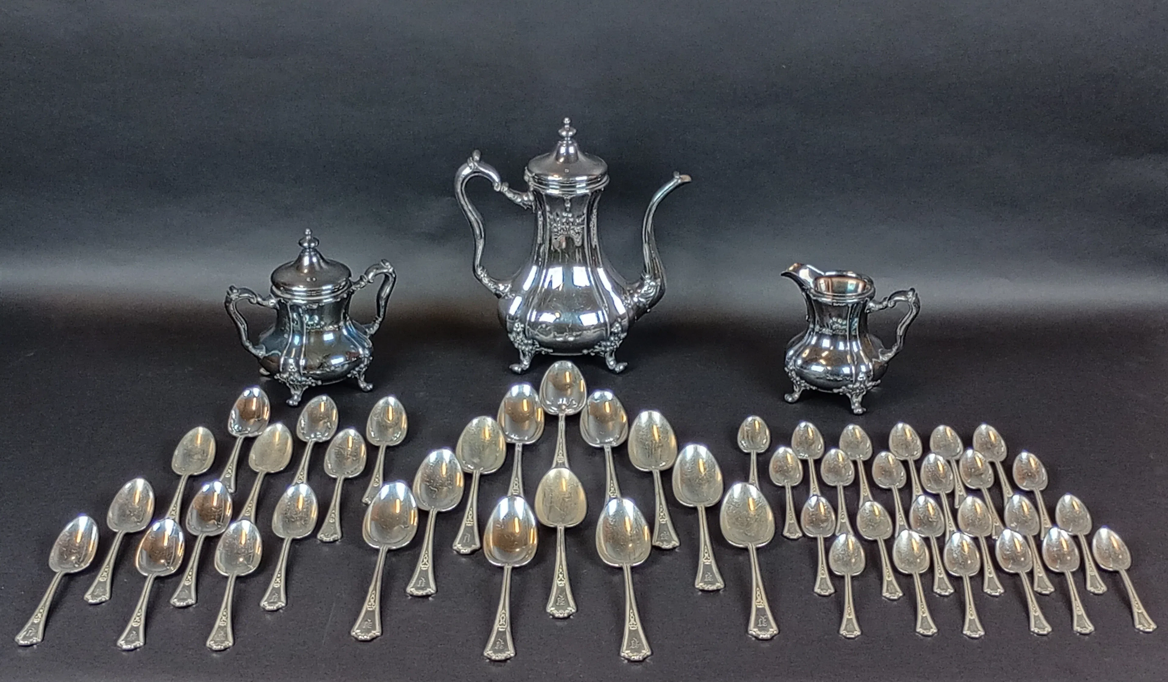 Parti Nysilver, bl.a. Amerikanskt