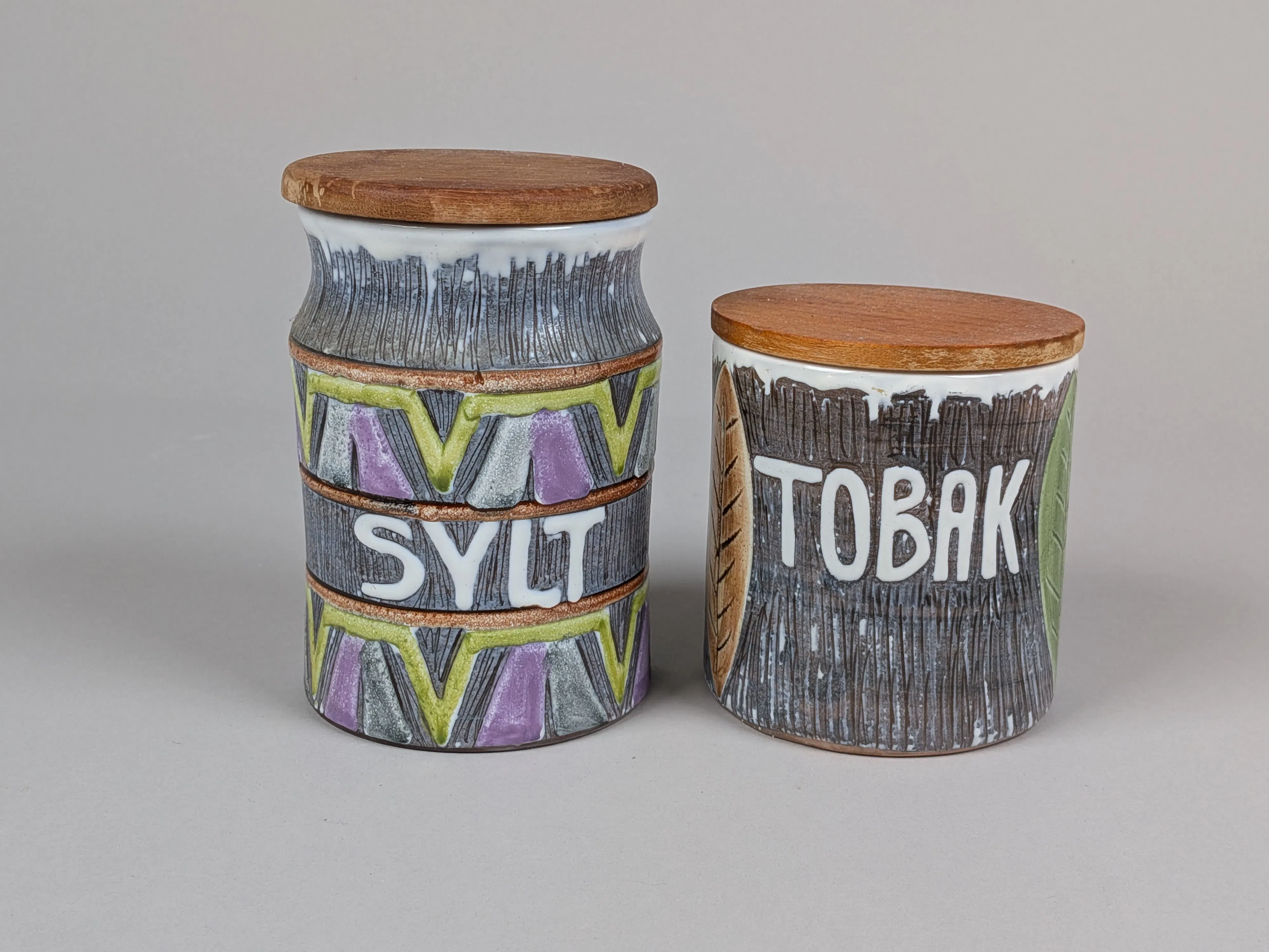 Sylt & tobaksburk ,Laholms keramik