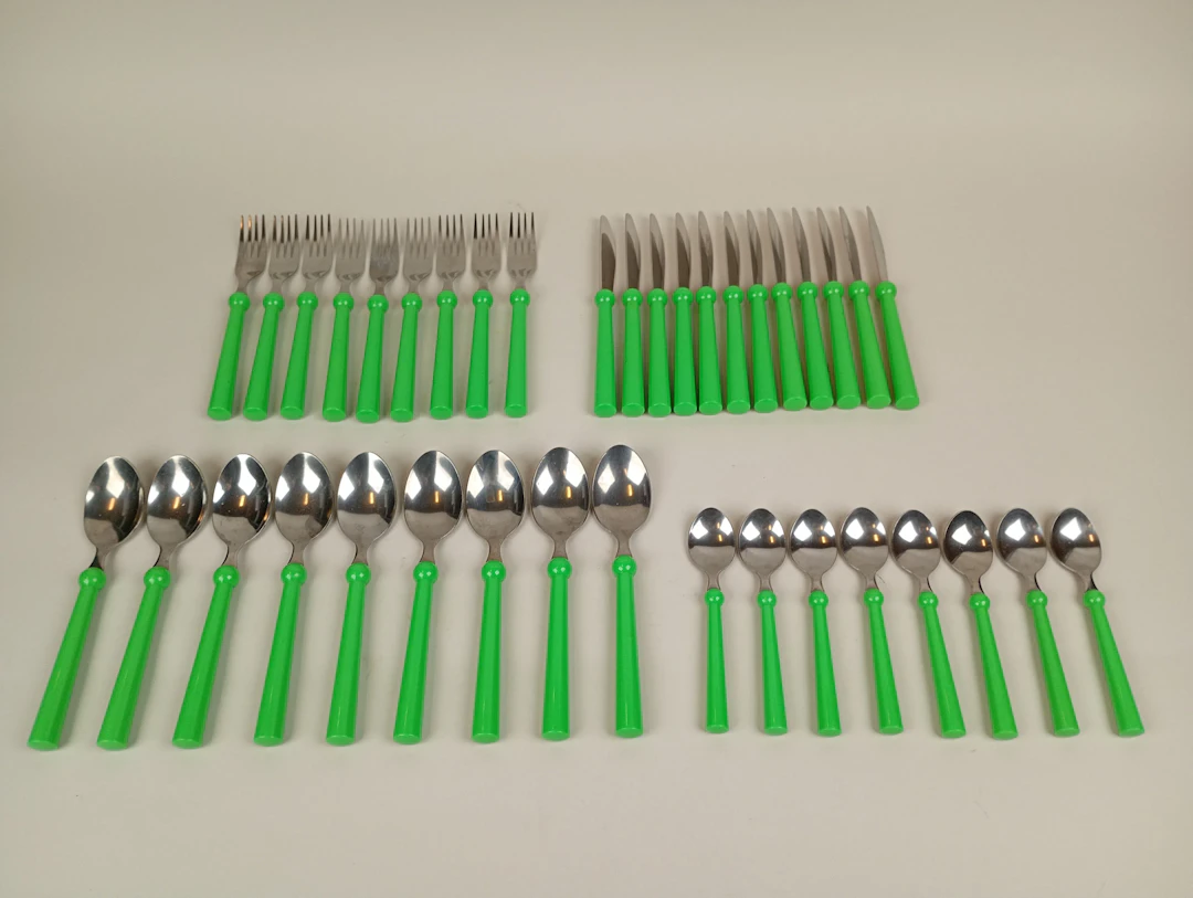 Bestickuppsättning, IKEA, rostfritt & plast