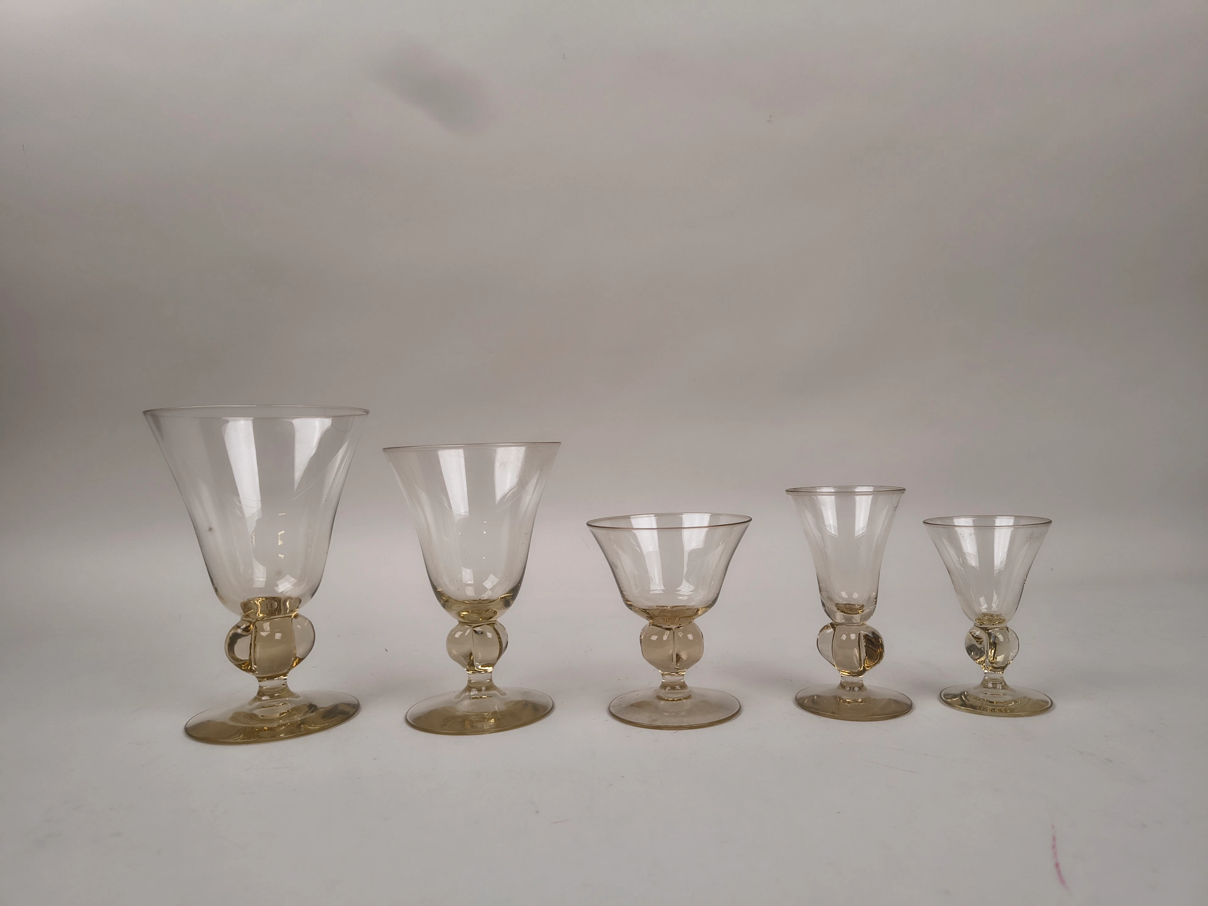Glasservis, Uranglas "Gulli" Siegfrid Ståhl, Gullaskruf glasbruk