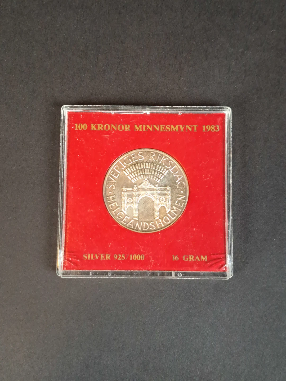 Silver, Minnesmynt Sveriges Riksdag 1983