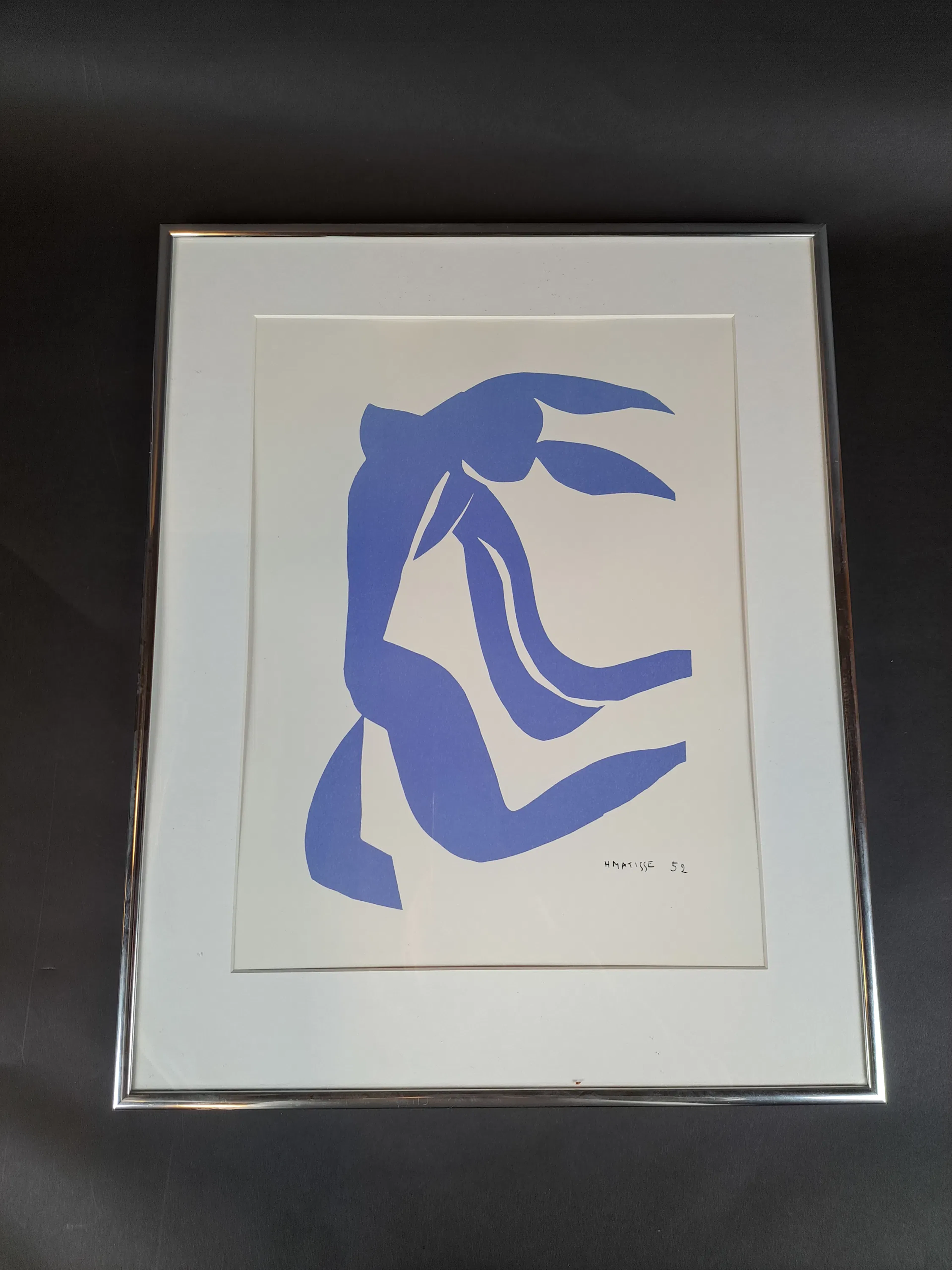 Tryck, efter, "La Chevelure" Henri Matisse