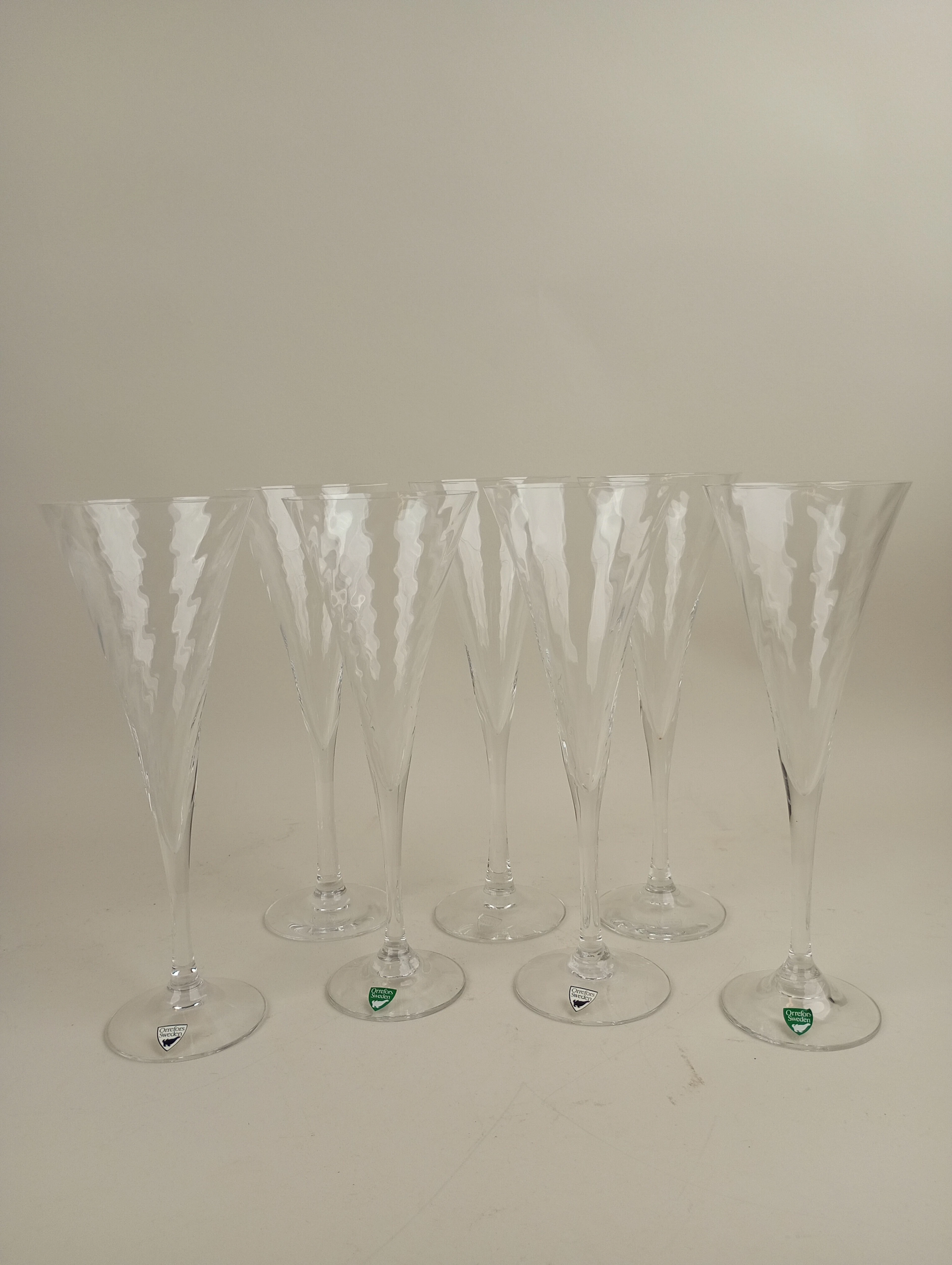 Champagnestrutar, "Helena" Gunnar Cyren Orrefors