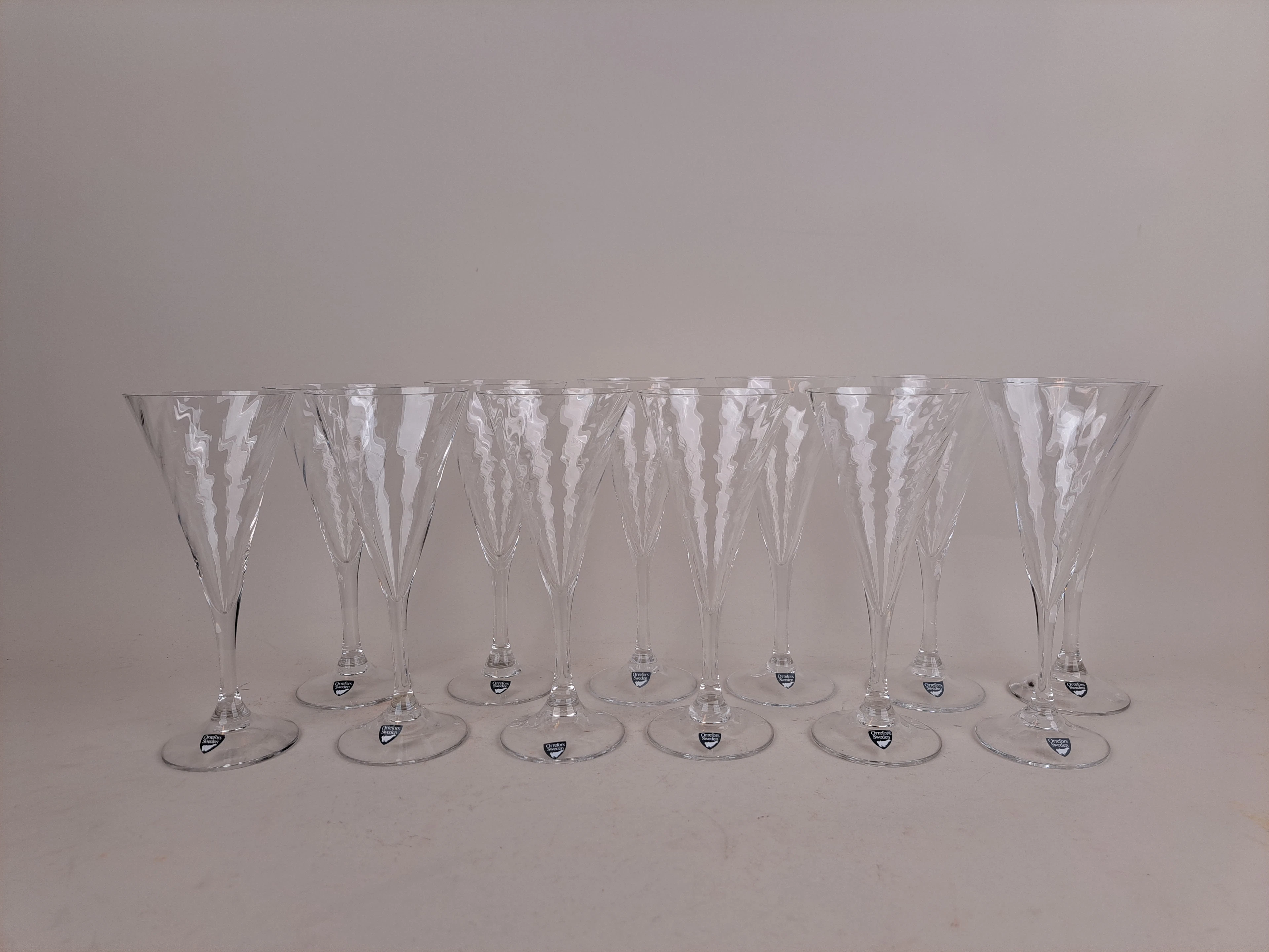 Champagnestrutar, "Helena" Gunnar Cyren Orrefors