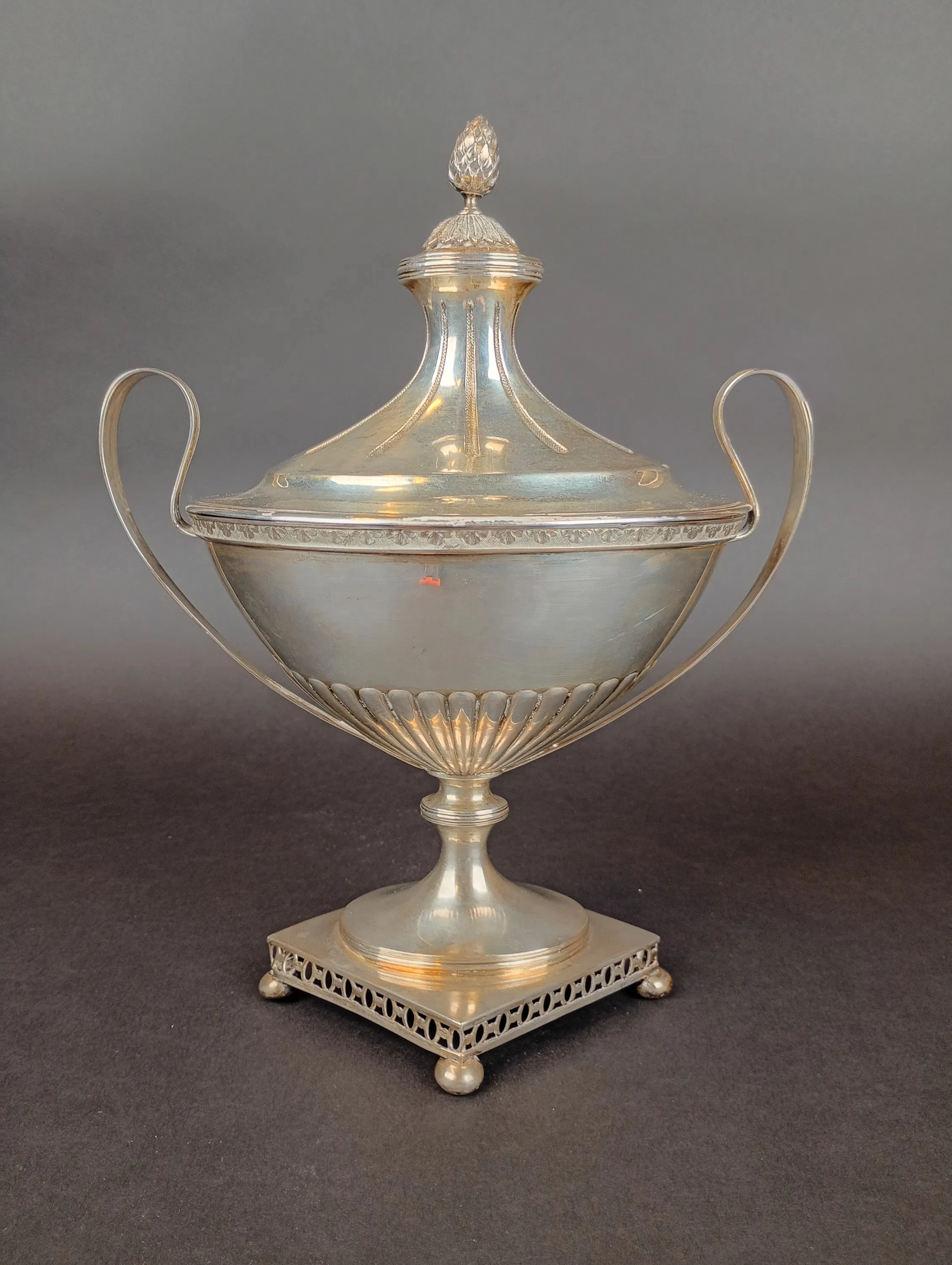 Sockerskål, Silver Carl Fredrik Carlman 1902 Stockholm