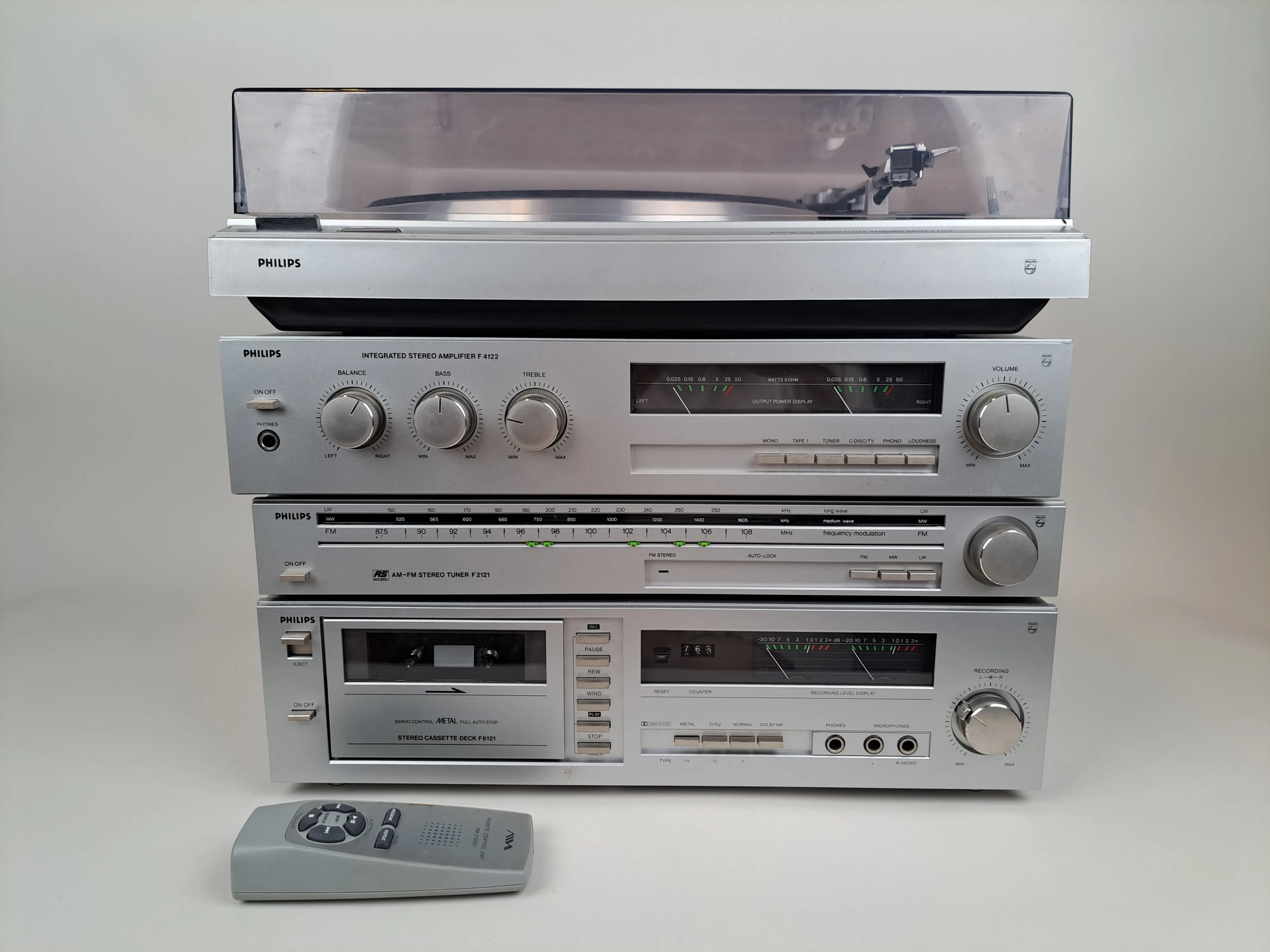 Stereoanläggning, Philips, Stereo Casette F6121 / AM-FM Stereo Tuner