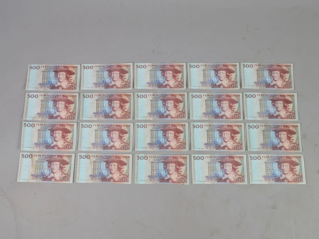 Sedlar, 500 kr Sverige
