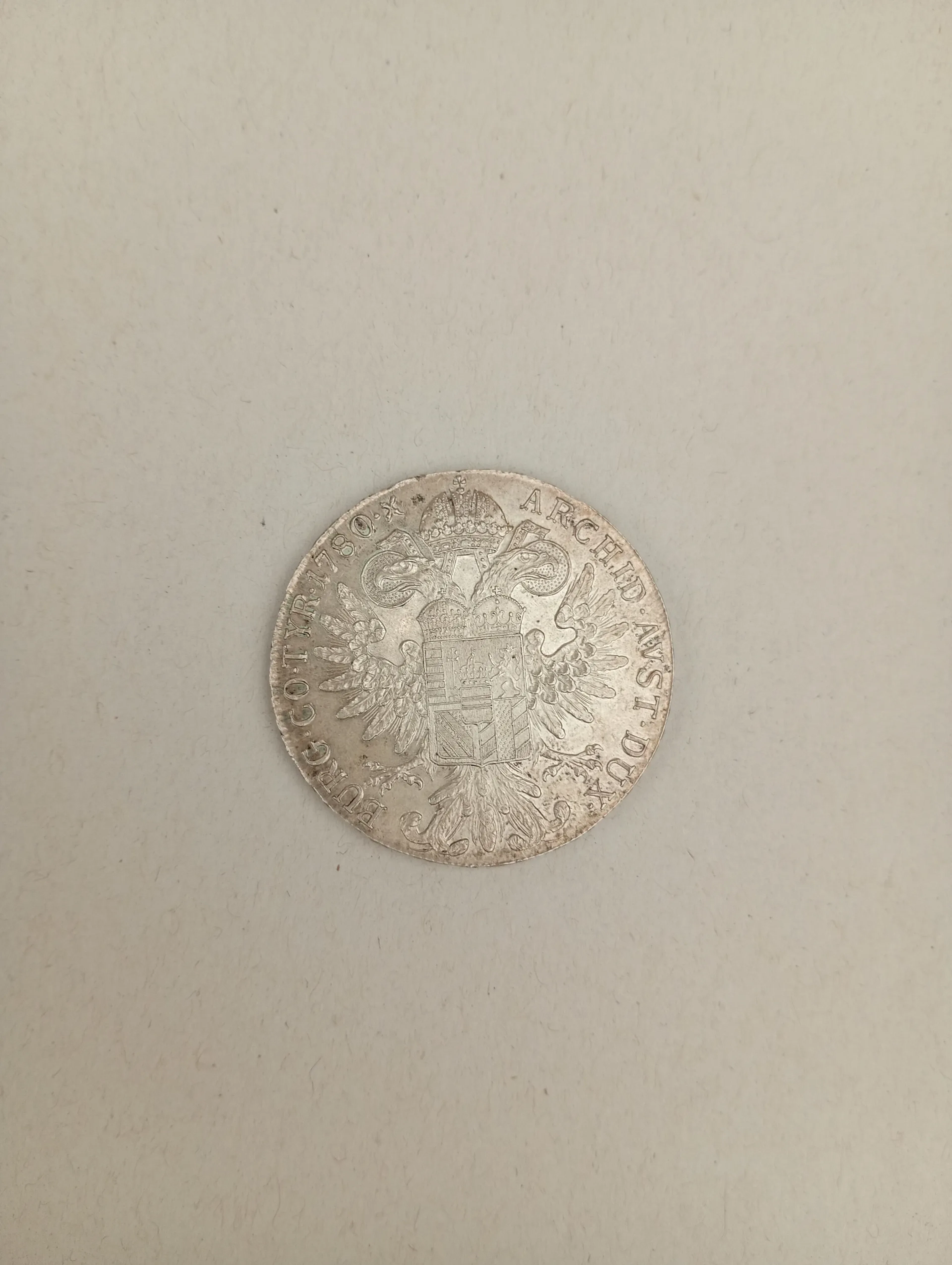 Silvermynt, 1 Thaler Maria Therese Österrike