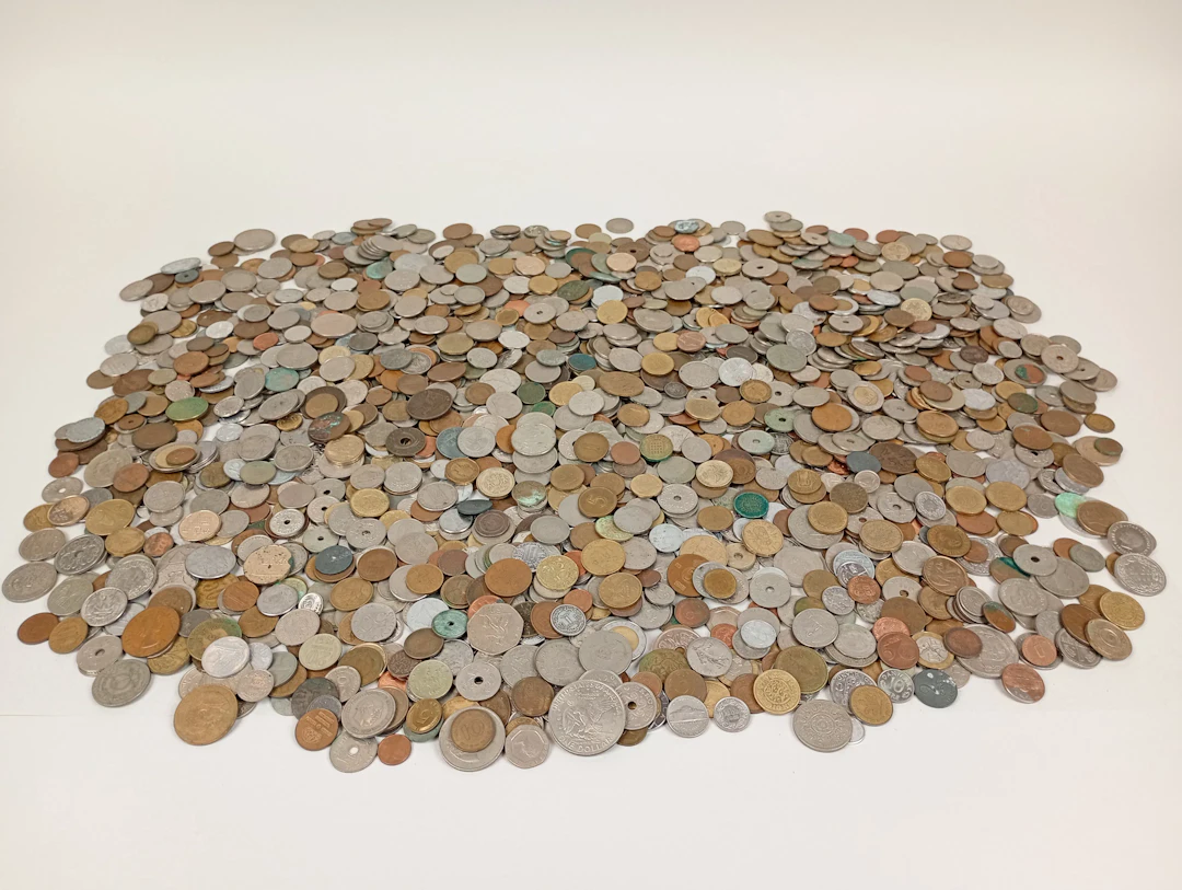 Stort Parti mynt, Världen ink. valuta