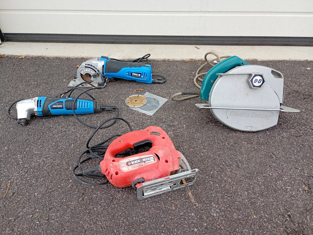 Elverktyg bl.a. Black & Decker