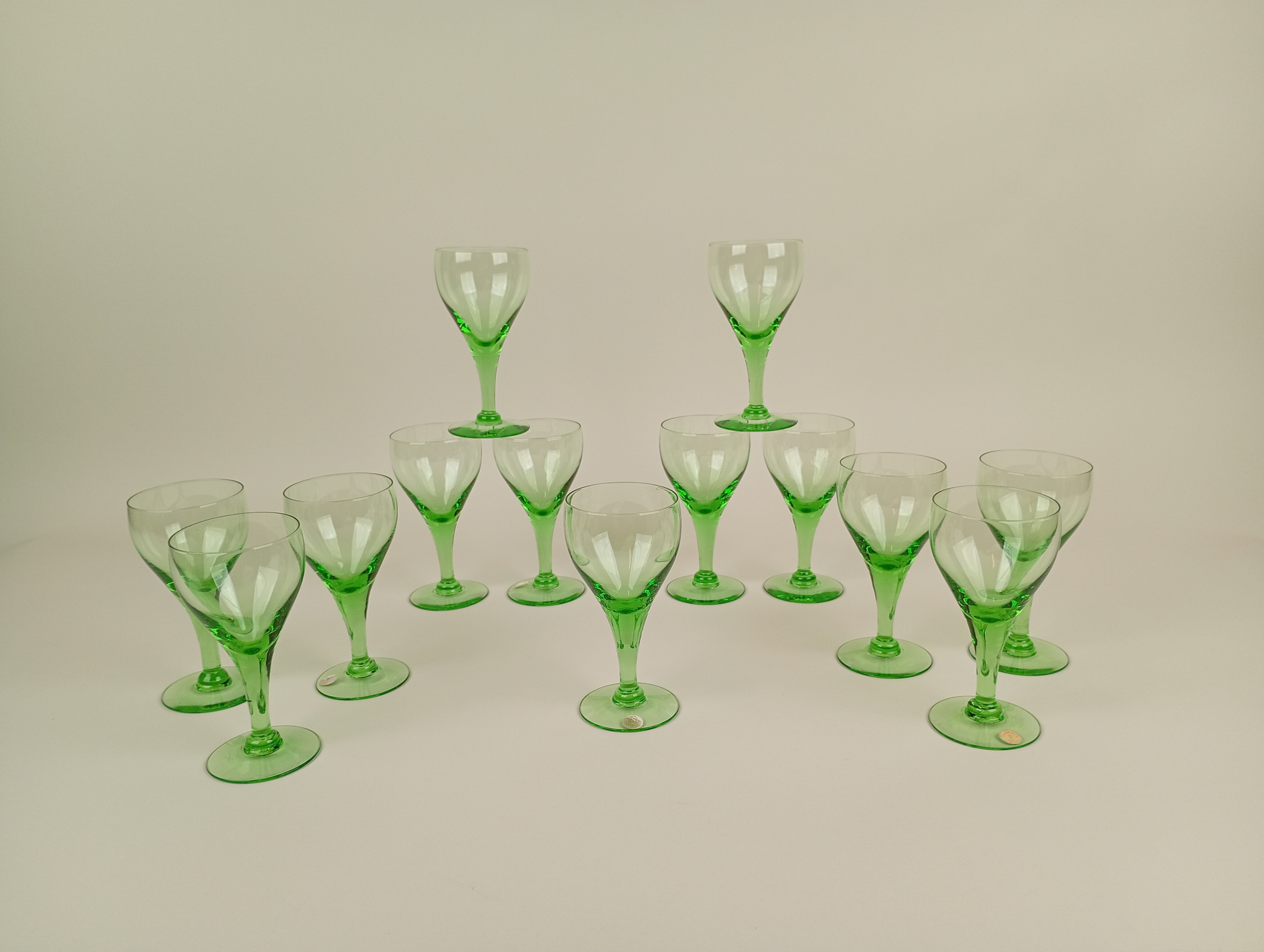 Vinglas 13 st, Glimma Glasbruk