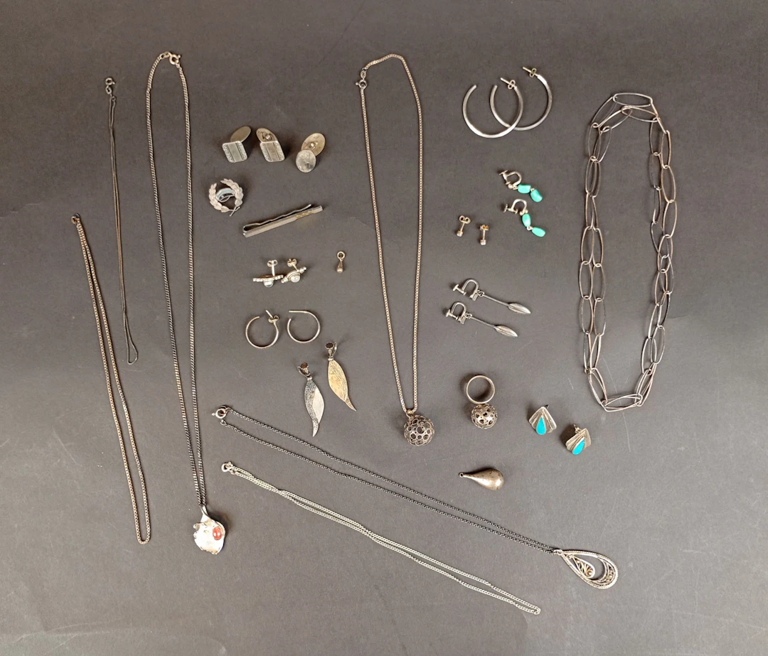 Diverse Silversmycken