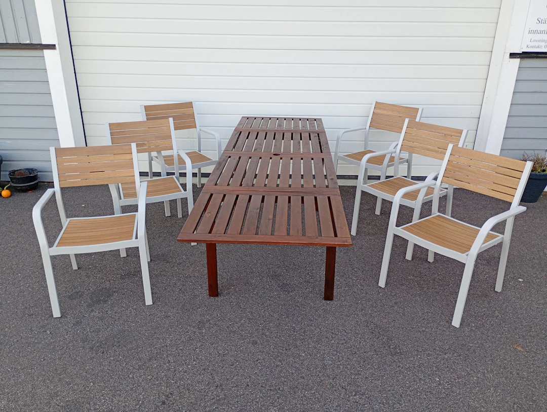 Trädgårdsgrupp, "Äpplarö" IKEA 6+1 delar