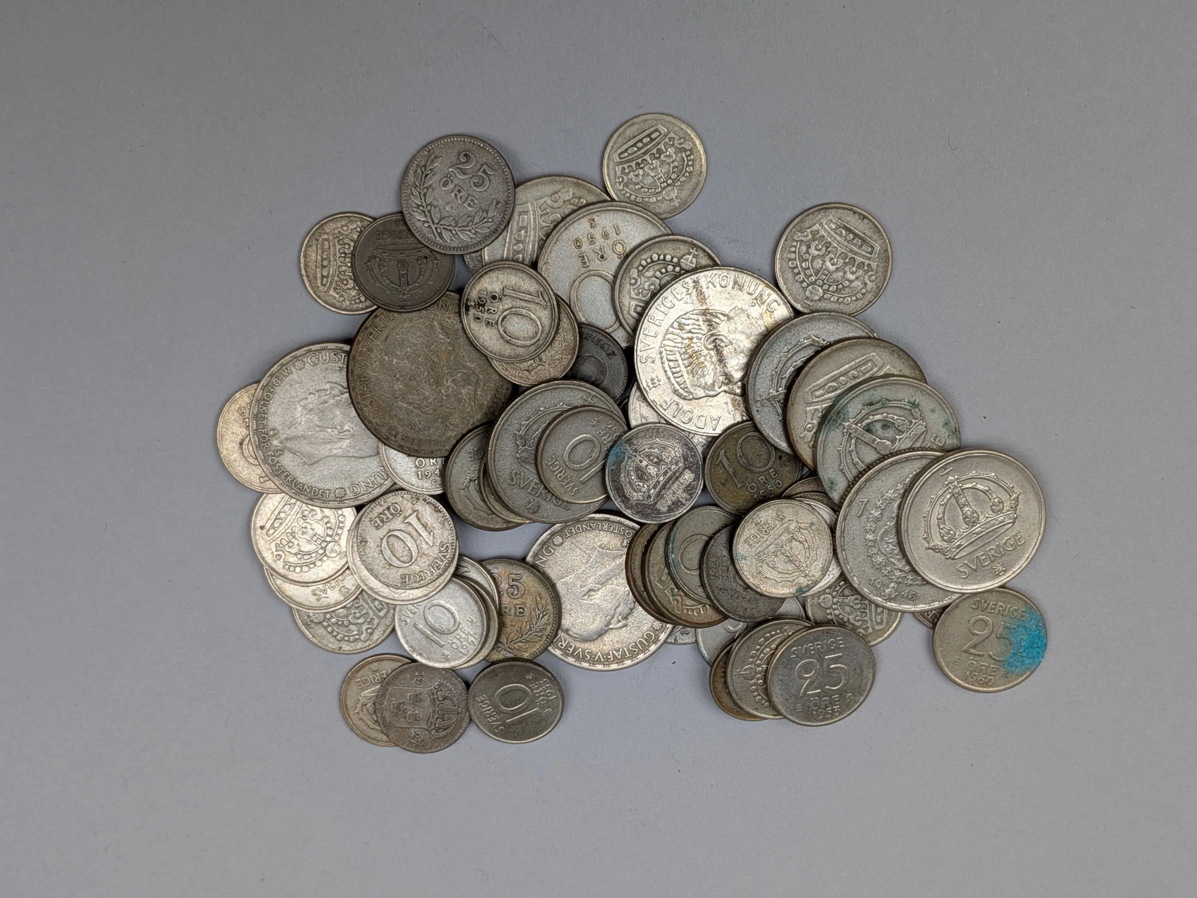 Silvermynt, Sverige 162,1 g