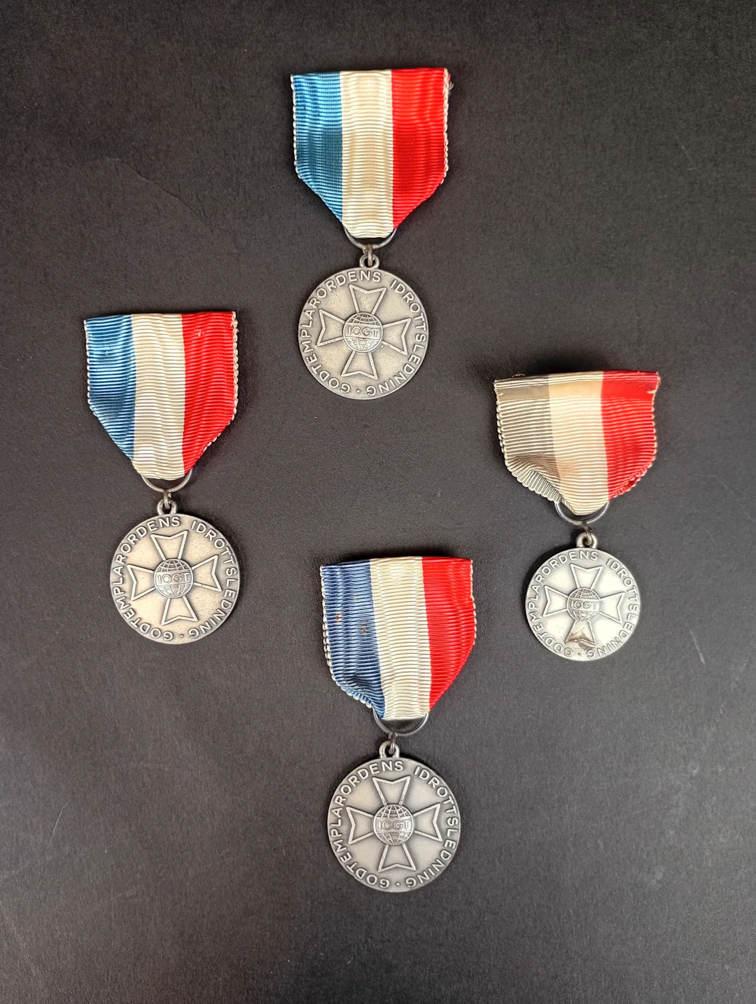 Silvermedaljer 4 st