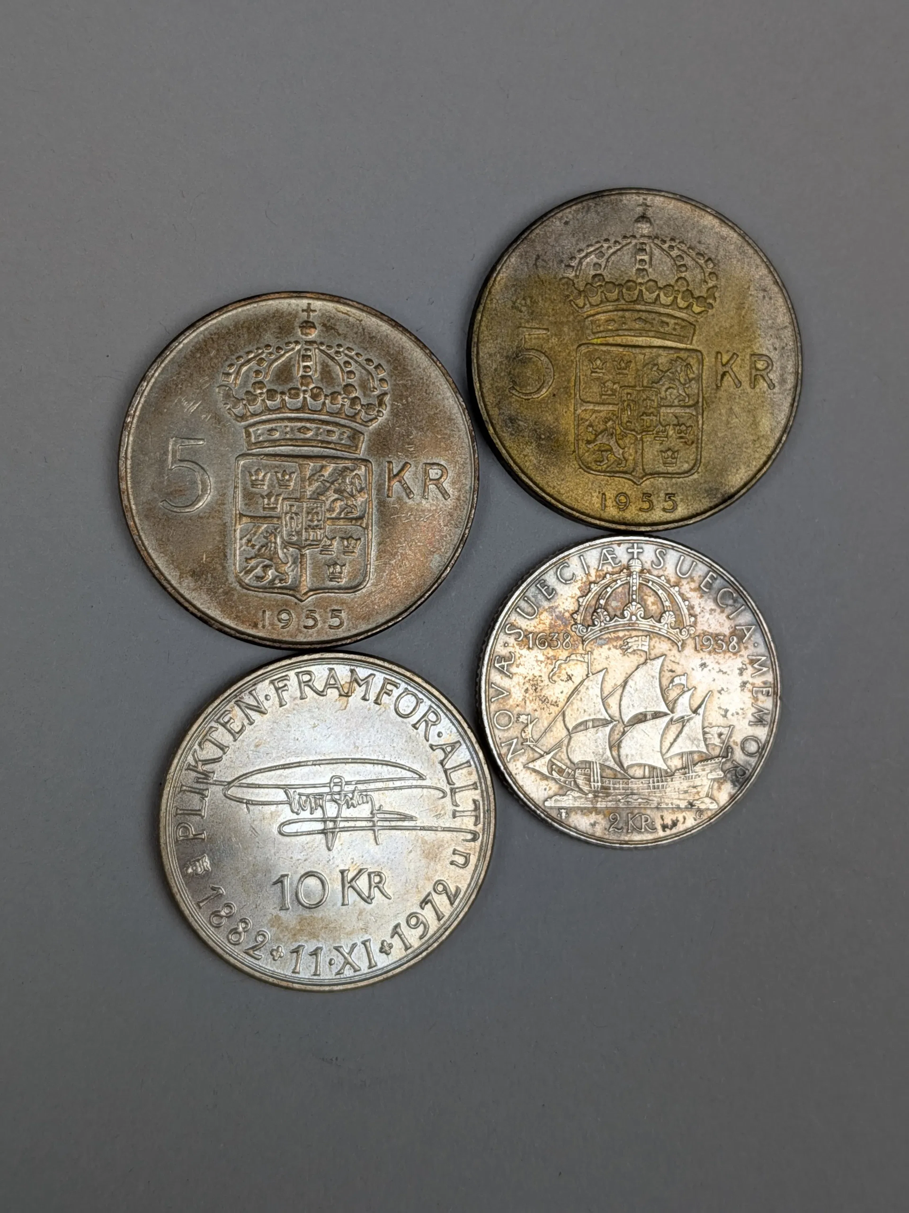 Silvermynt, Sverige