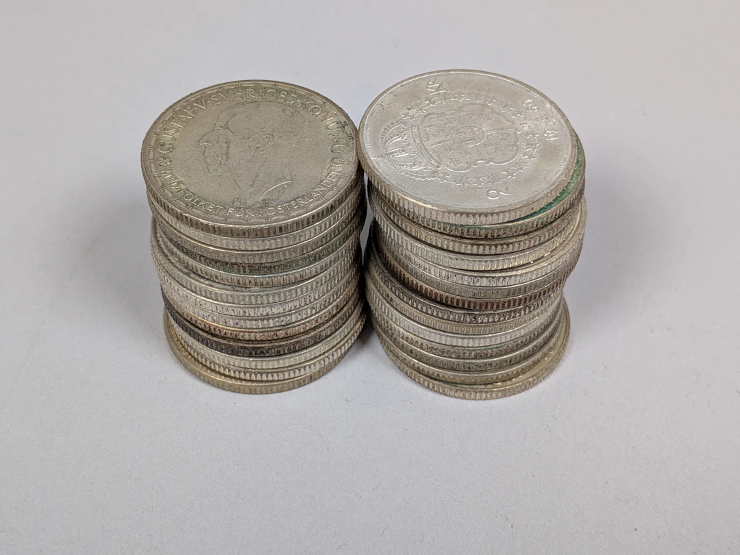 Silvermynt, 2 kr 40% Silver