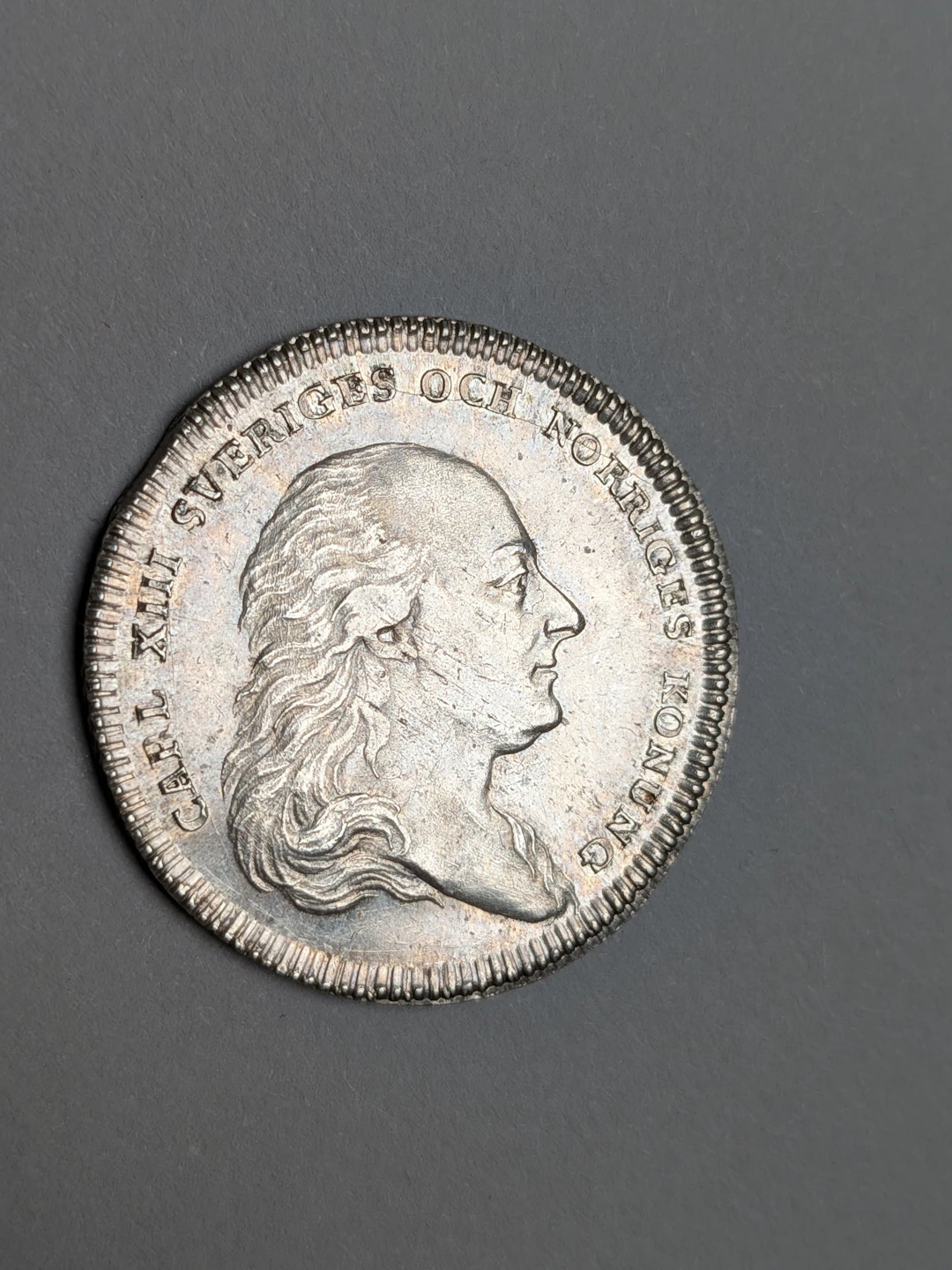 Silvermynt / Kastmynt, Karl XIII 1818
