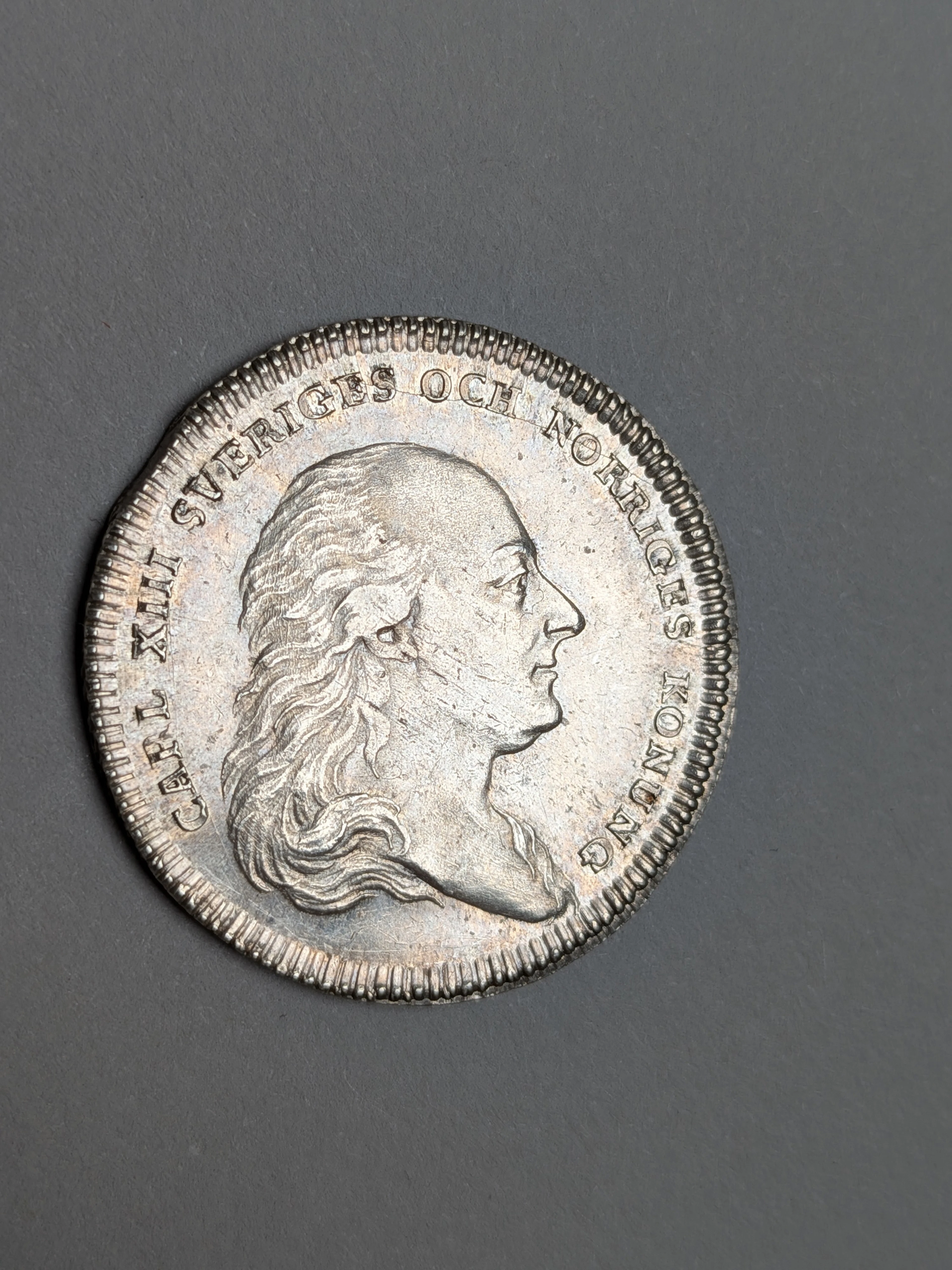 Silvermynt / Kastmynt, Karl XIII 1818