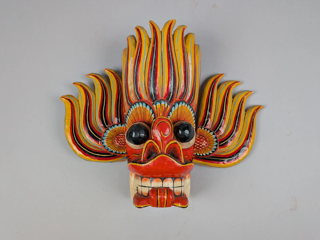Trämask, Sri Lanka