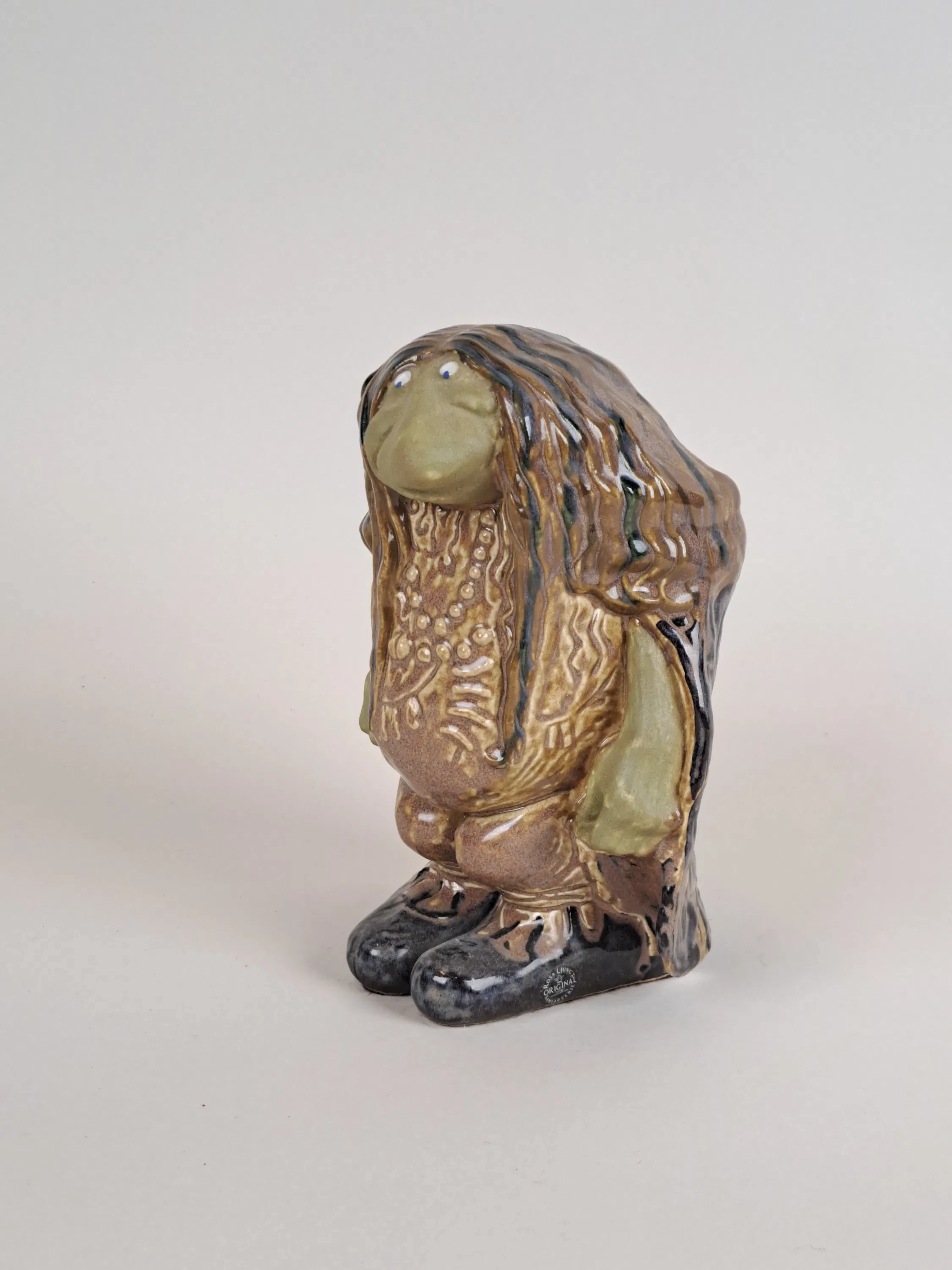 Figurin, Troll ef. John Bauer Rosa Ljung