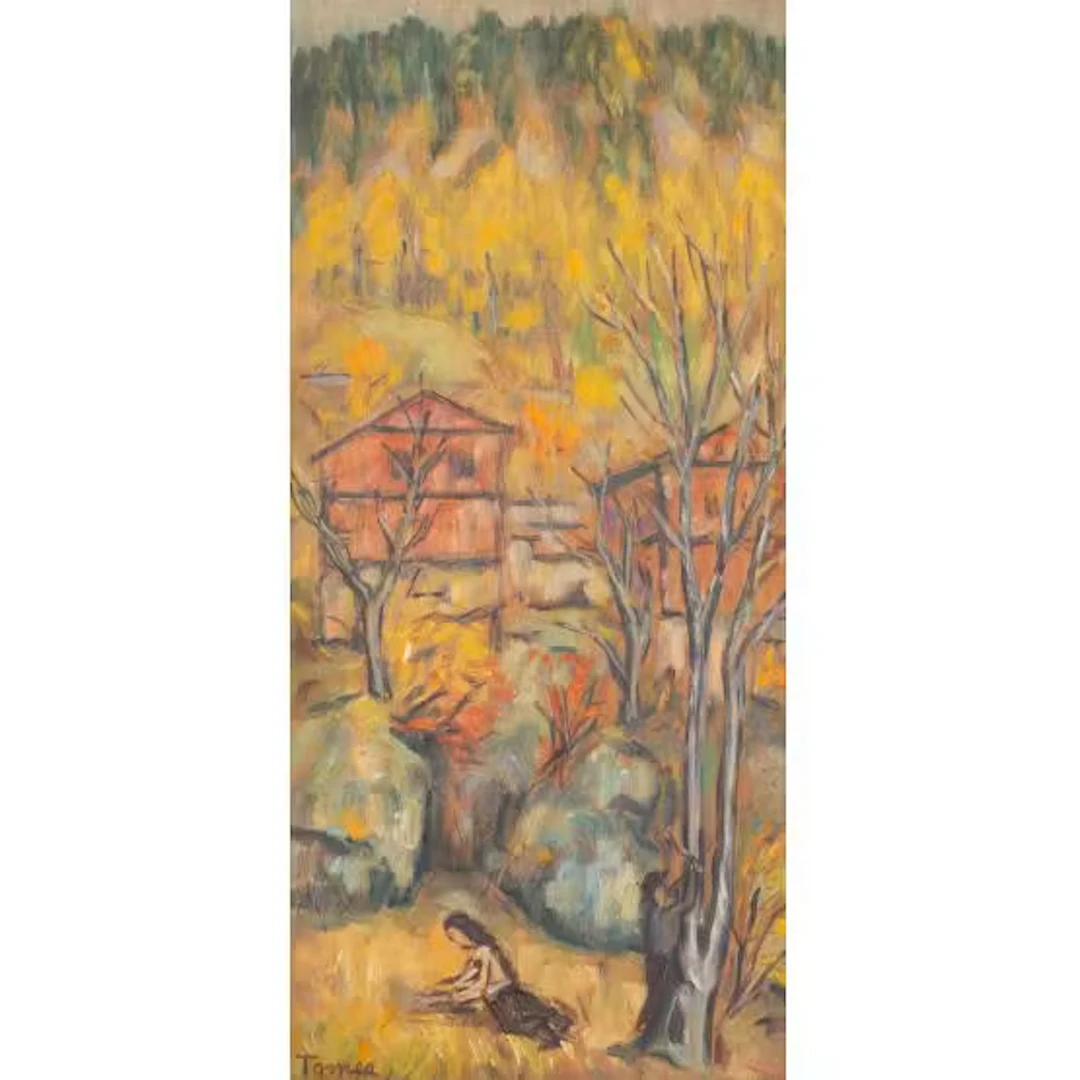 FIORENZO TOMEA, Olio su tavola