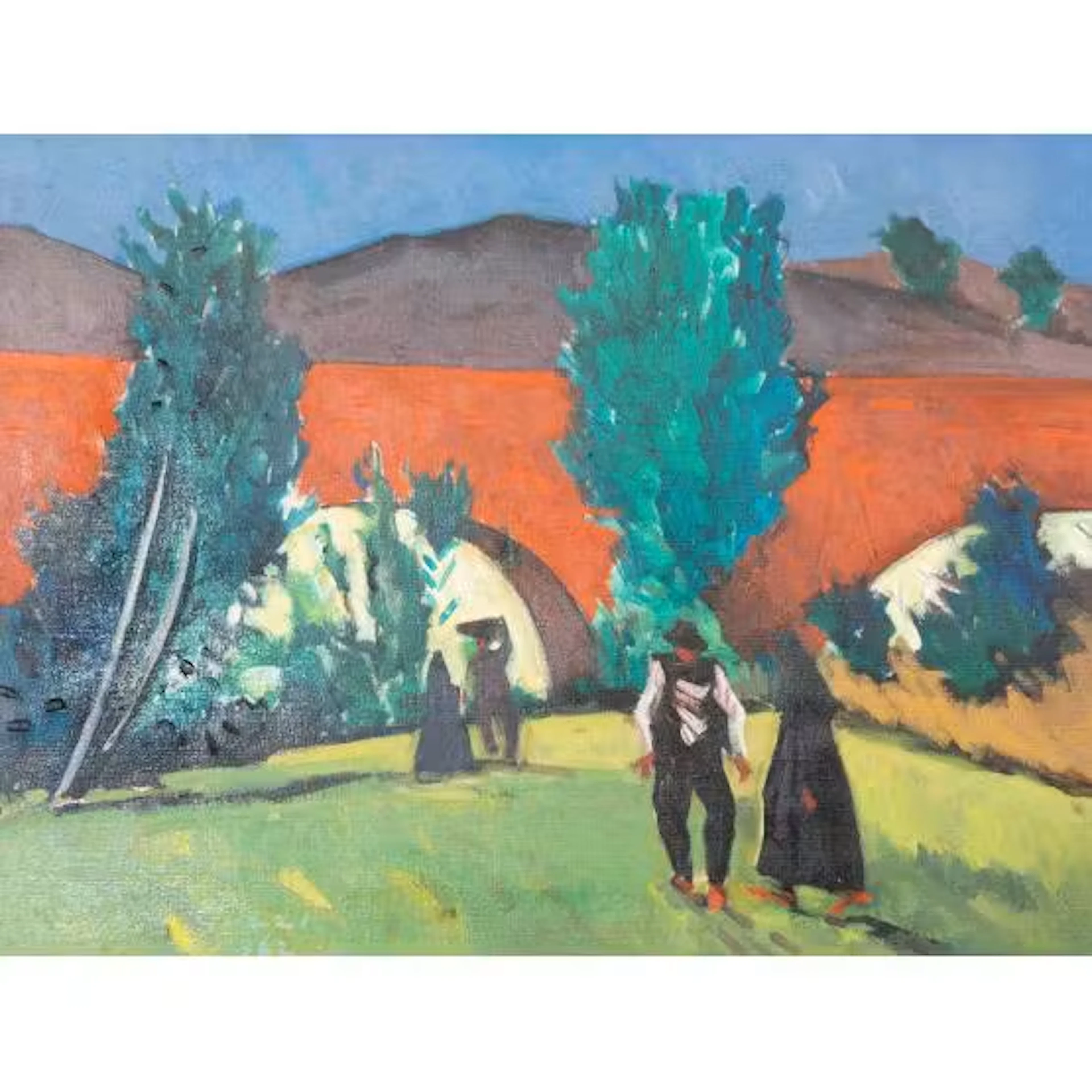 BEPPE GUZZI, Olio su tela