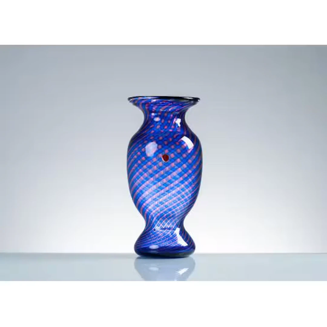 FRATELLI TOSO (Attr.), Vaso in vetro