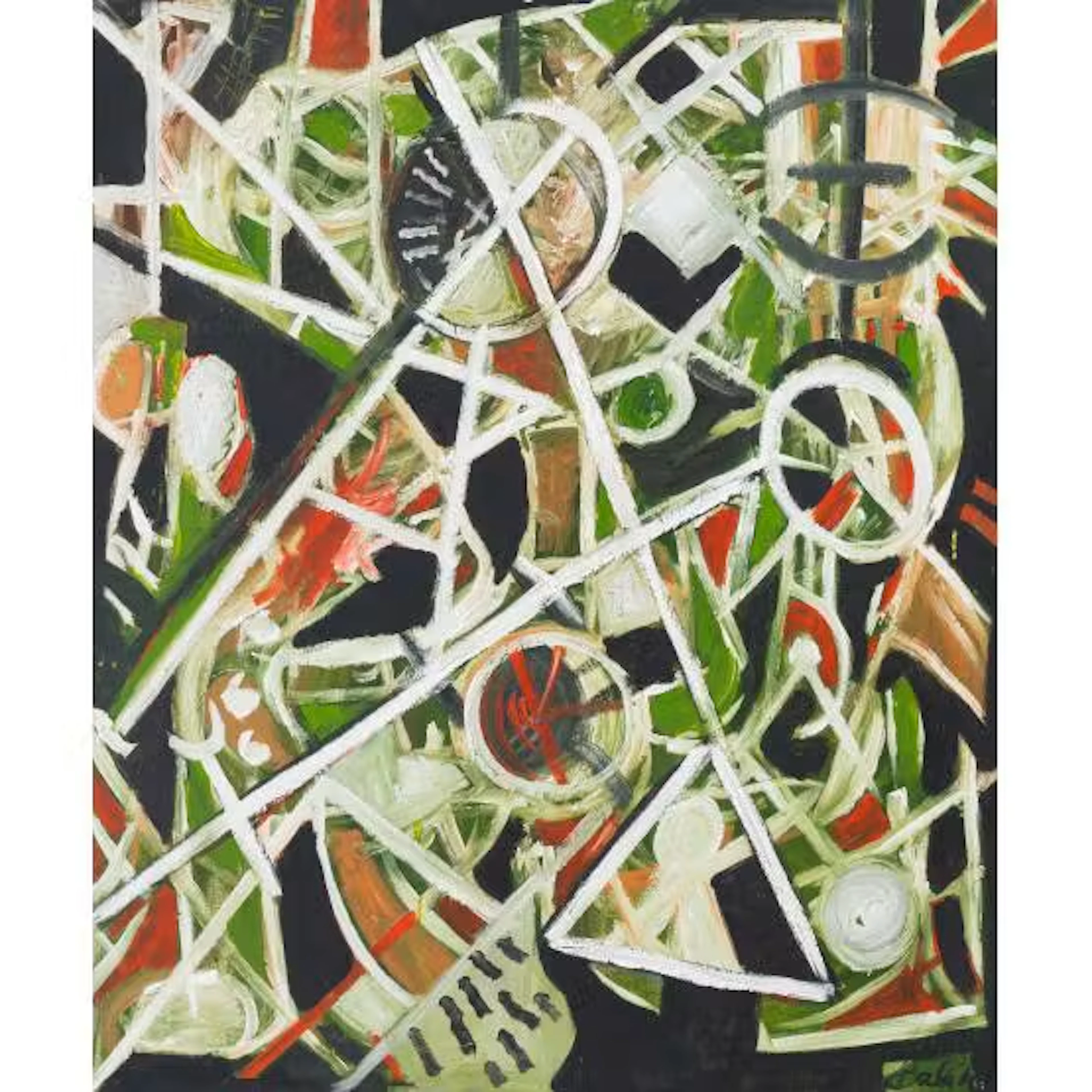 BALDO INDELICATO, Olio su tela