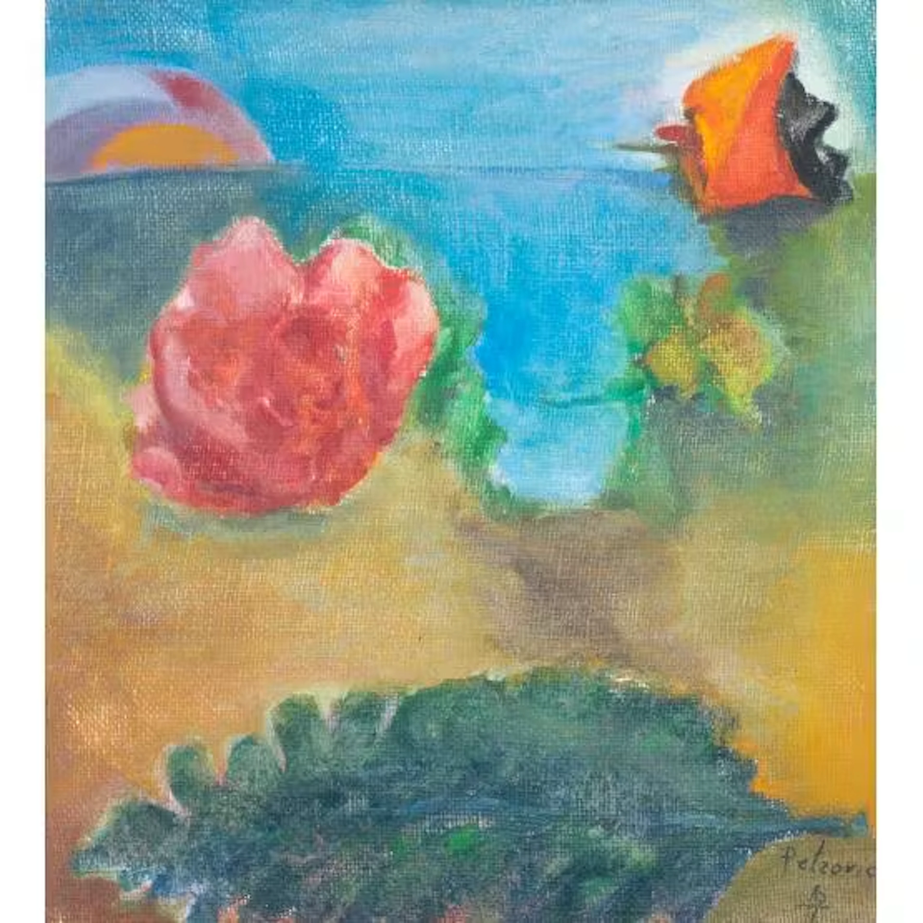 LILIANA PETROVIC, Olio su tela juta