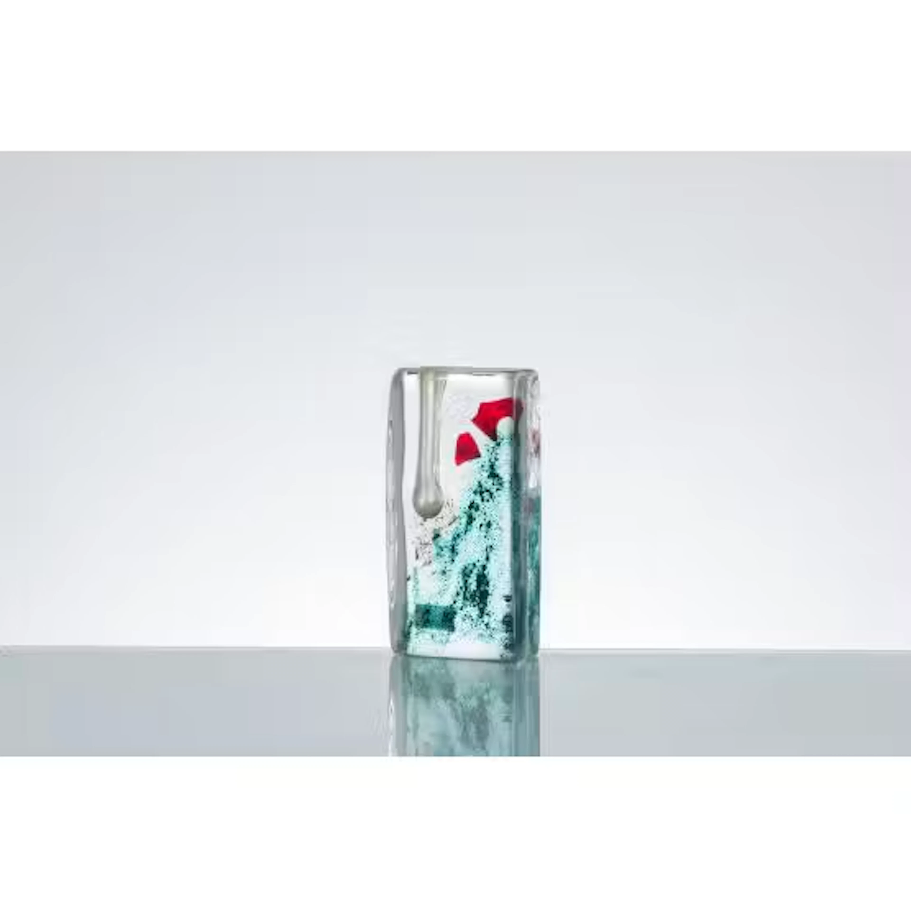 ALFREDO BARBINI, Vaso in vetro