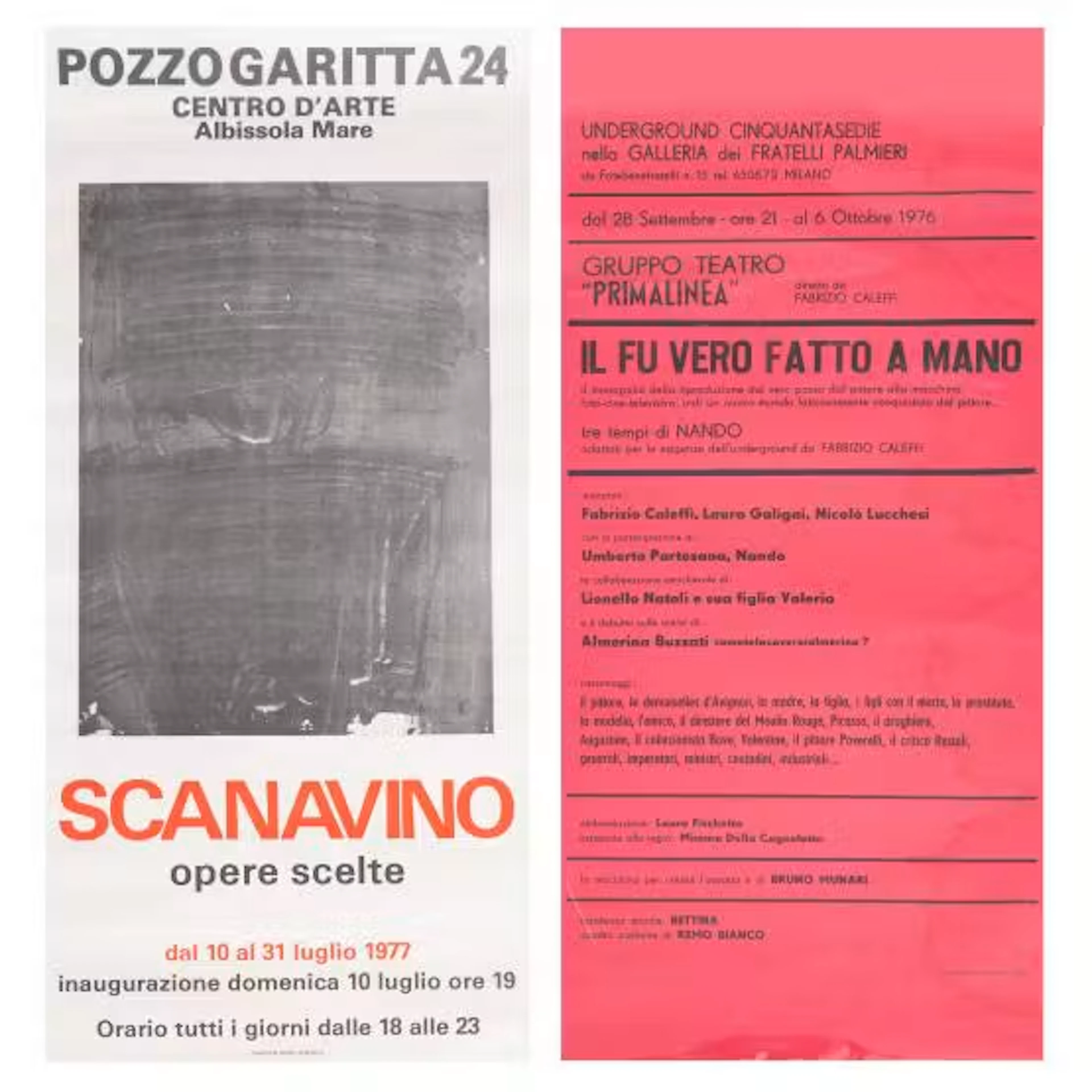 DUE POSTER / MANIFESTI