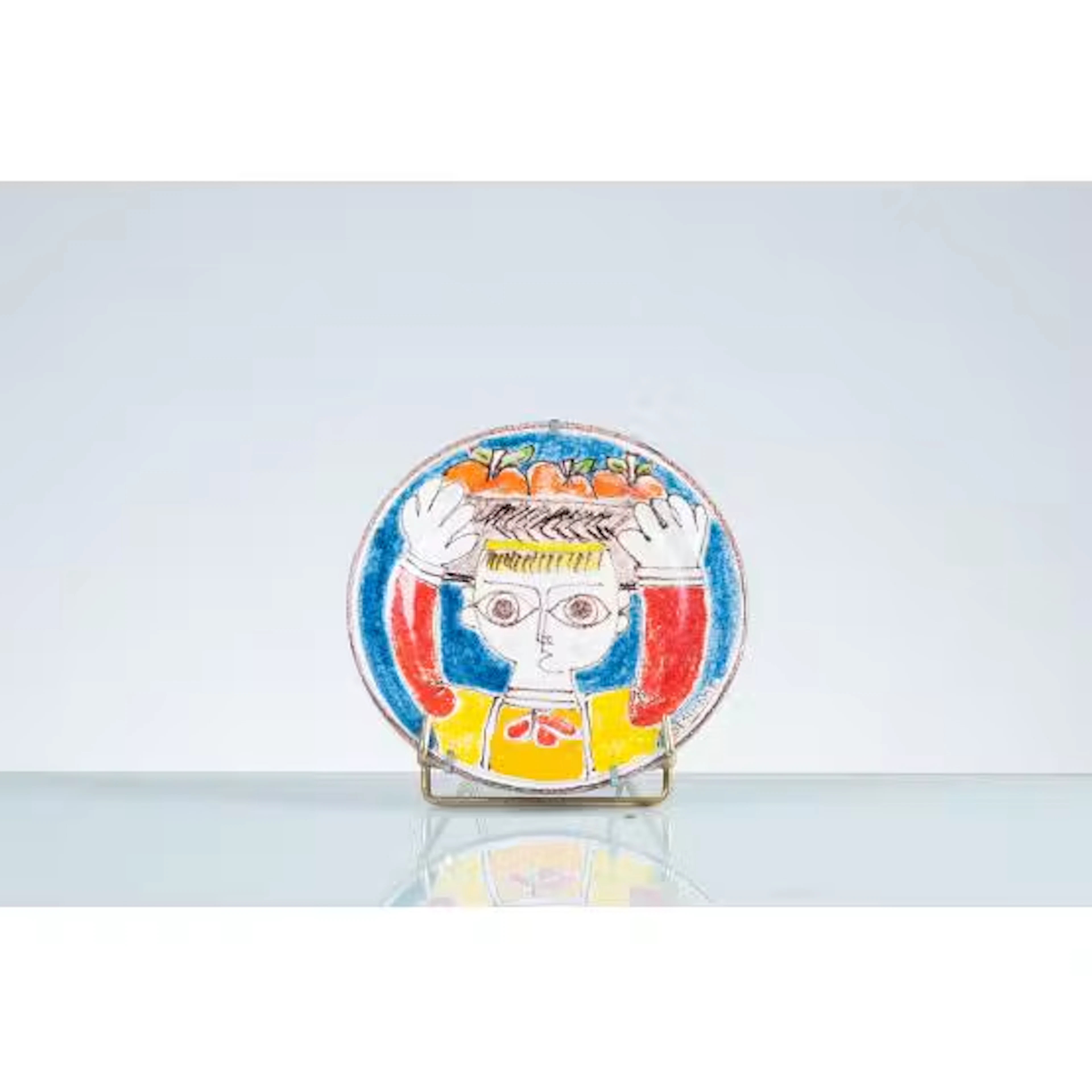 DE SIMONE, Piatto circolare in ceramica