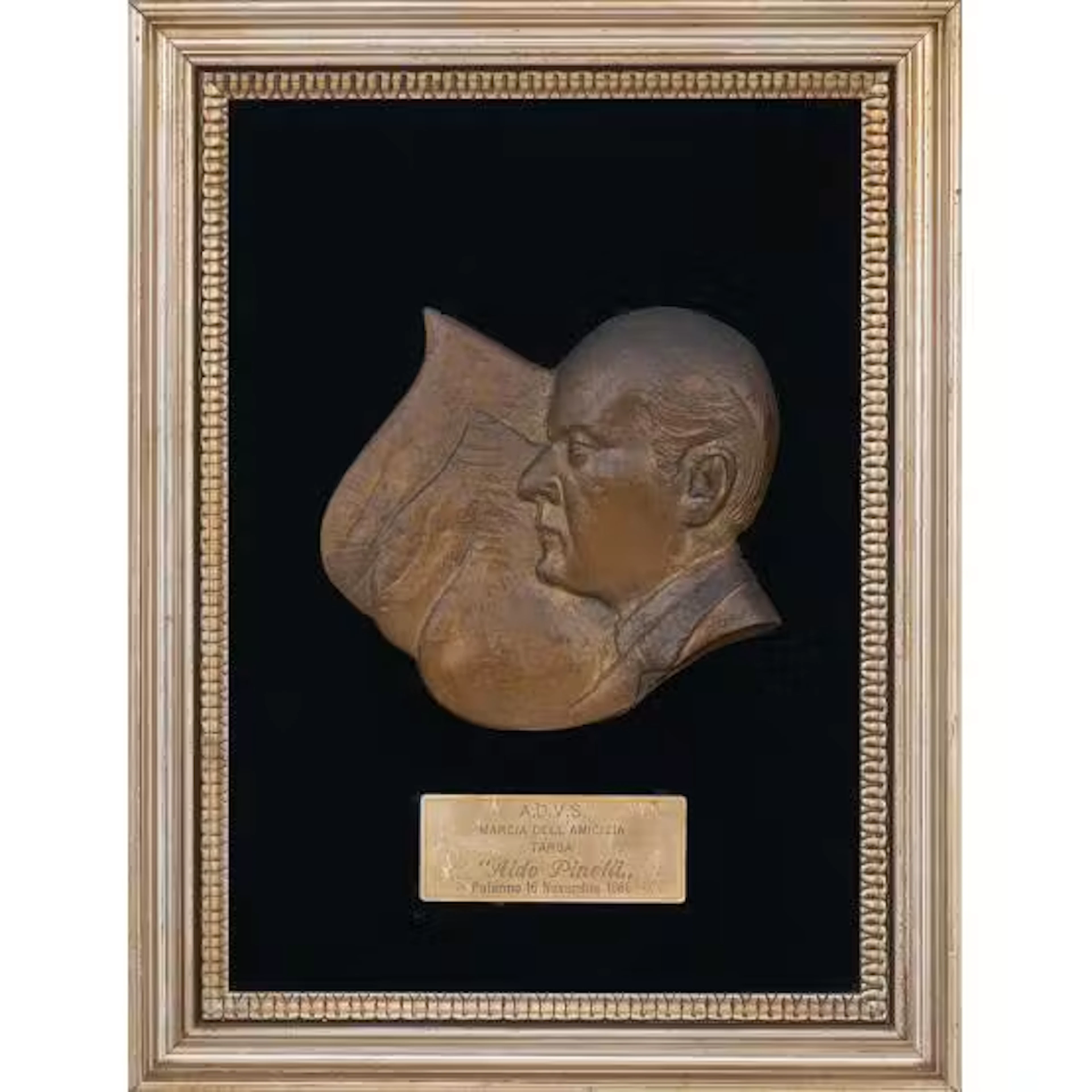 DOMENICO ZORA, Bassorilievo in bronzo