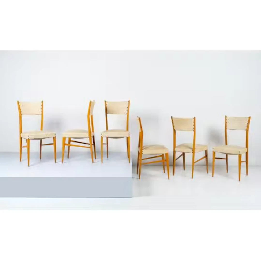GIO PONTI (Attr.), Sei sedie