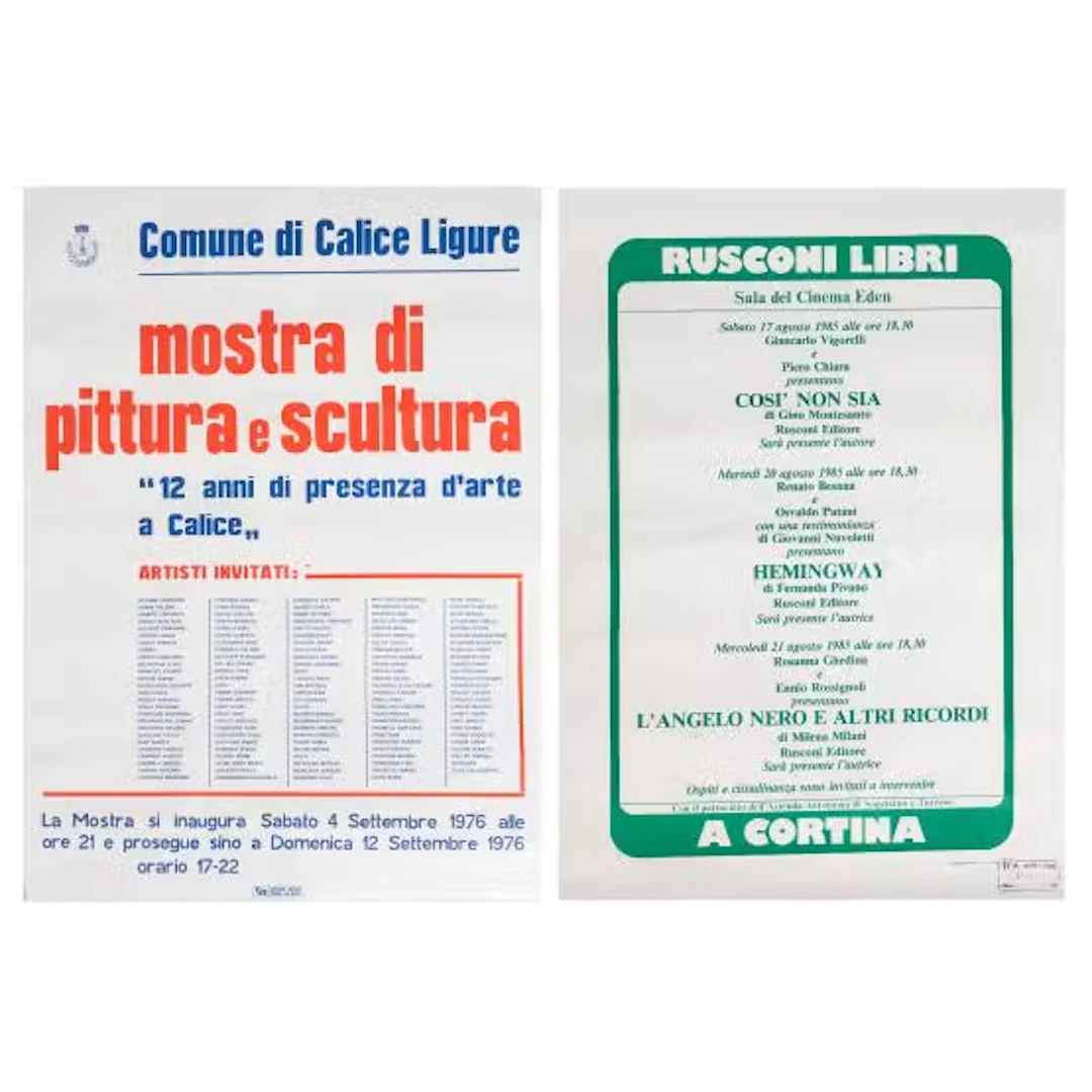 DUE POSTER / MANIFESTI