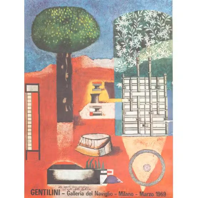 GENTILINI – GALLERIA DEL NAVIGLIO – MILANO – MARZO 1969