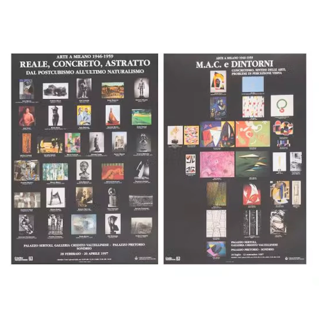 DUE MANIFESTI CON I DUE RELATIVI POSTER / LOCANDINE
