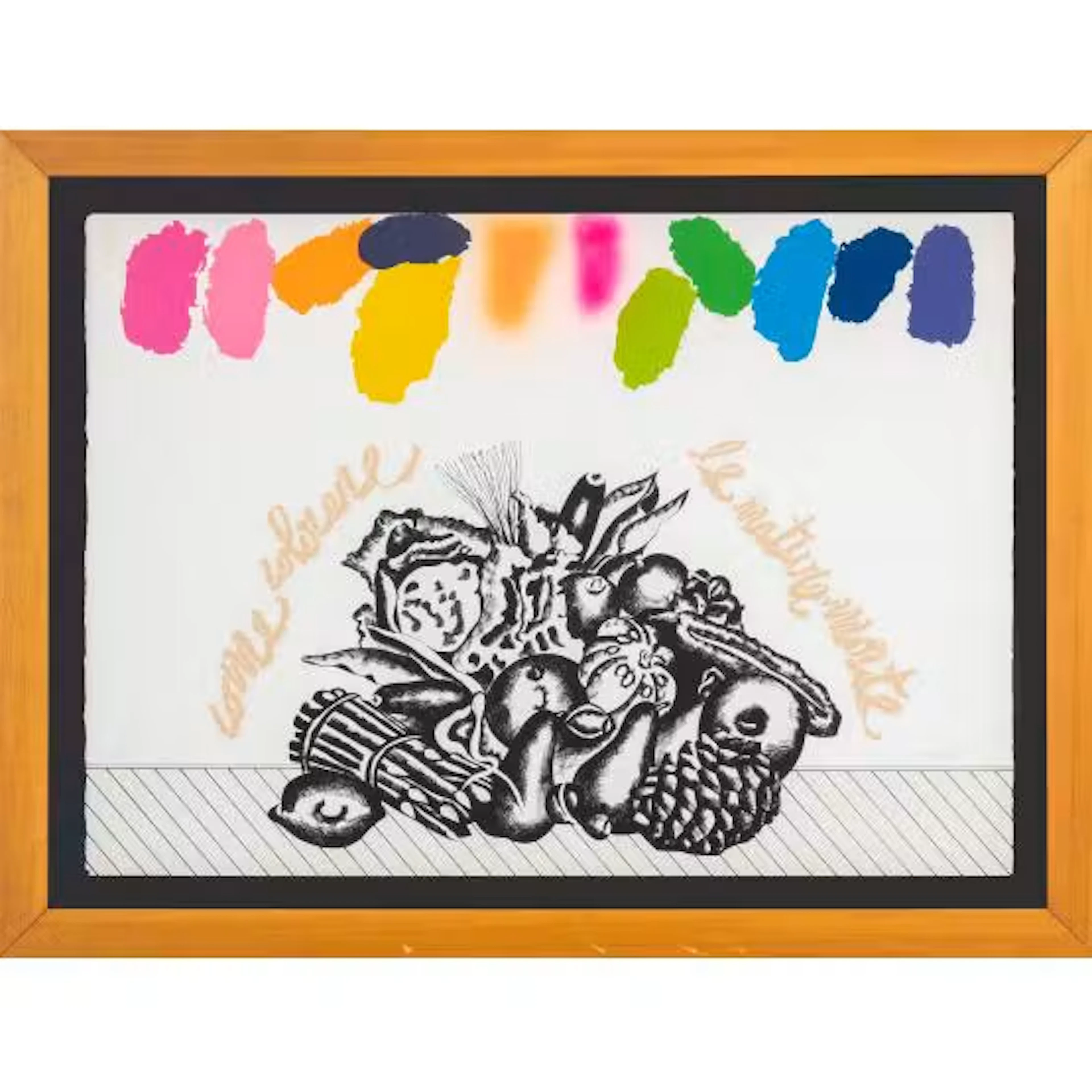 CONCETTO POZZATI, Litografia a colori